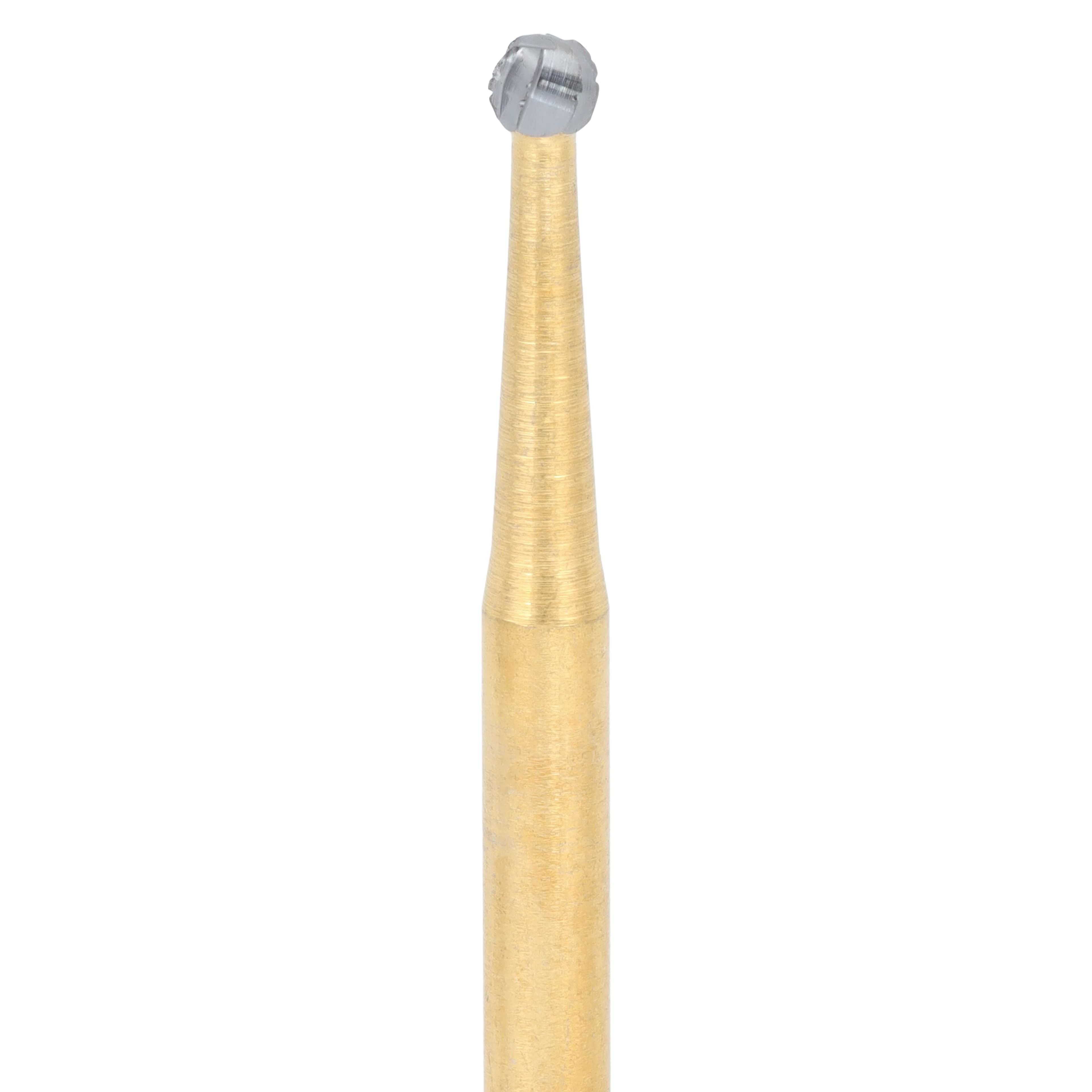 Midwest Multi-Prep Carbide Bur, Round FG #4, 1.4 mm Diameter, 10/Pack, 399205 thumbnail 2