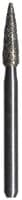 Midwest Multi-Use Diamond Bur, FG Flame, Medium Grit, 1.8mm Diameter, 6.5mm Length, 5/Pk, #30011-018M - Midwest Multi-Use Diamonds 30011-018M FG Flame 5/Pk - Image 1