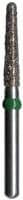 Midwest® Multi-Use Diamond Bur FG #856L-014, Coarse, Taper Long Round End, 1.4 mm Diameter, 9.0 mm Length, 5/Pkg, 471240 - Midwest® Diamonds FG – Coarse, Taper Long Round End - # 856L, 1.4 mm Diameter, 9.0 mm Length, 5/Pkg - Image 1
