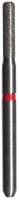Midwest Multi-Use Diamond Bur, FG, Fine Grit, Cylinder Flat End Modified, 1.2mm Diameter, 6.0mm Length, 5/Pk, 836KR-012F - Midwest Multi-Use Diamonds 836KR-012F FG Cyl Flat Mod 5/Pk - Image 1
