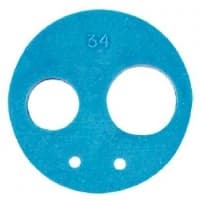 Midwest 4-Hole Hose Connector Gasket, Blue, 1/Pkg, 773002R - Gasket Blue 4-Hole - Image 1