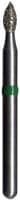 Midwest Multi-Use Diamond Bur FG 368-016C, Coarse Grit, Football Shape, 1.6 mm Diameter, 3.3 mm Length, 5/Pk, 471411 - Midwest Multi-Use Diamonds FG 368-016C Football 5/Pk - Image 1