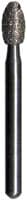 Midwest® Multi-Use Diamond Bur FG #379/018, Fine Grit, Esthetic Trimming Egg (Football) Shape, 1.8 mm Diameter, 3.4 mm Length, Friction Grip, 5/Pkg, 471423 - Midwest® Diamonds FG – Fine, Esthetic Trimming Egg, 5/Pkg - # 379, 1.8 mm Diameter, 3.4 mm Length - Image 1