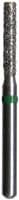 Midwest® Multi-Use Diamond Bur FG #837-012C, Coarse, Cylinder Flat End, 1.2 mm Diameter, 8.0 mm Length, 5/Pkg, 471089 - Midwest® Diamonds FG – Coarse, Cylinder Long Flat End, 5/Pkg - # 837, 1.2 mm Diameter, 8.0 mm Length, 5/Pkg - Image 1