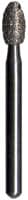 Midwest Multi-Use Diamond Bur FG #379/023 Ultra Coarse Esthetic Trimming Egg, Friction Grip, 2.3 mm Diameter, 4.25 mm Length, 5/Pkg, 2379-023UC - Midwest® Diamonds FG – Ultra Coarse, Esthetic Trimming Egg, 5/Pkg - Ultra Coarse, Orange, Esthetic Trimming Egg, # 379, 2.3 mm Diameter, 4.3 mm Length - Image 1