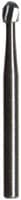 Midwest Operative Carbide Burs FGSS 1/2, Round, Friction Grip Short Shank, 100/Bag - Midwest Operative Carbide Burs FGSS 1/2 100/Pk - Image 1