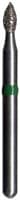 Midwest Multi-Use Diamond Bur FG #368/023C, Coarse, Football Shape, 5/Pk, 471417 - Diamond Bur FG 368-023C Coarse 5/Pk - Image 1