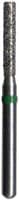 Midwest Multi-Use Diamond Bur FG #837-012M, Medium Grit, Long Cylinder Flat End, 1.2 mm Diameter, 8.0 mm Length, Friction Grip, 5/Pkg - Midwest® Diamonds FG – Medium, Cylinder Long Flat End, 5/Pkg - # 837, 1.2 mm Diameter, 8.0 mm Length, 5/Pkg - Image 1