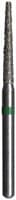Midwest® Multi-Use Diamond Bur #850-012F, Fine Grit, Taper Round End Long, Friction Grip, 1.2 mm Diameter, 10.0 mm Length, 5/Pack (471166) - Midwest® Diamonds FG – Fine, Taper Long Round End, 5/Pkg - # 850, 1.2 mm Diameter, 10.0 mm Length - Image 1