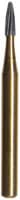Midwest Trimming and Finishing Carbide Bur, FG, 12-Blade, Bullet, 1.0 mm, #7802, 10/Pk - Midwest Trimming and Finishing Carbide Burs, FG, 12-Blade, Bullet, 1.0 mm, # 7802, 10/Pk - Image 1