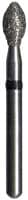 Midwest Diamond Bur FG KS4-024SC Super Coarse Multi-Use Football, Friction Grip, 2.4 mm Diameter, 4.3 mm Length, 5/Pk, 471439 - Diamond Bur FG KS4-024SC Super Coarse 5/Pk - Image 1