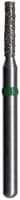Midwest® Multi-Use Diamond Bur FG #836/027, Medium Grit, Cylinder Flat End, 2.7 mm Diameter, 6.0 mm Length, Friction Grip, 5/Pkg - Midwest® Diamonds  FG – Medium, Cylinder Flat End, 5/Pkg - # 836, 2.7 mm Diameter, 6.0 mm Length, 5/Pkg - Image 1