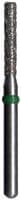 Midwest Multi-Use Diamond Bur 837KR-014C, Coarse Grit, Flat End Long Cylinder, Friction Grip, 5/Pk - Midwest Multi-Use Diamonds 837KR-014C FG Cyl Flat Mod LG 5/Pk - Image 1