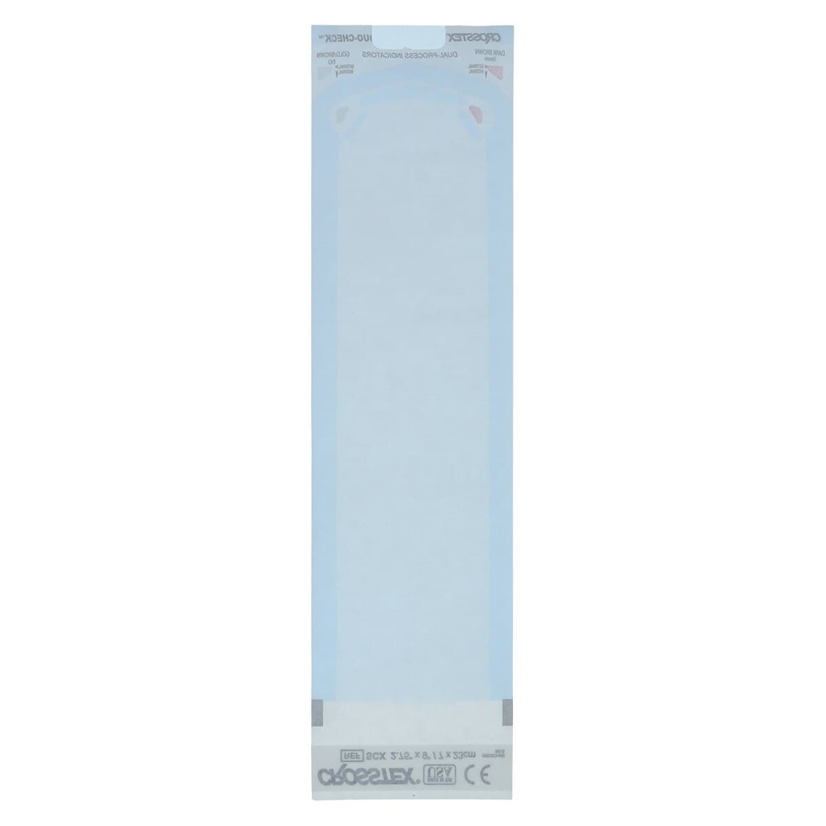Crosstex Duo-Check Self-Seal Sterilization Pouches, 2-3/4" x 9", Blue, 200/Box, SCX thumbnail 4