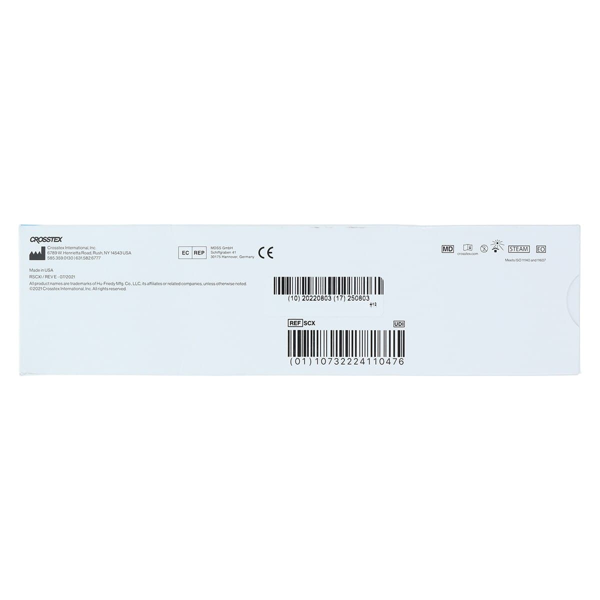 Crosstex Duo-Check Self-Seal Sterilization Pouches, 2-3/4" x 9", Blue, 200/Box, SCX thumbnail 6