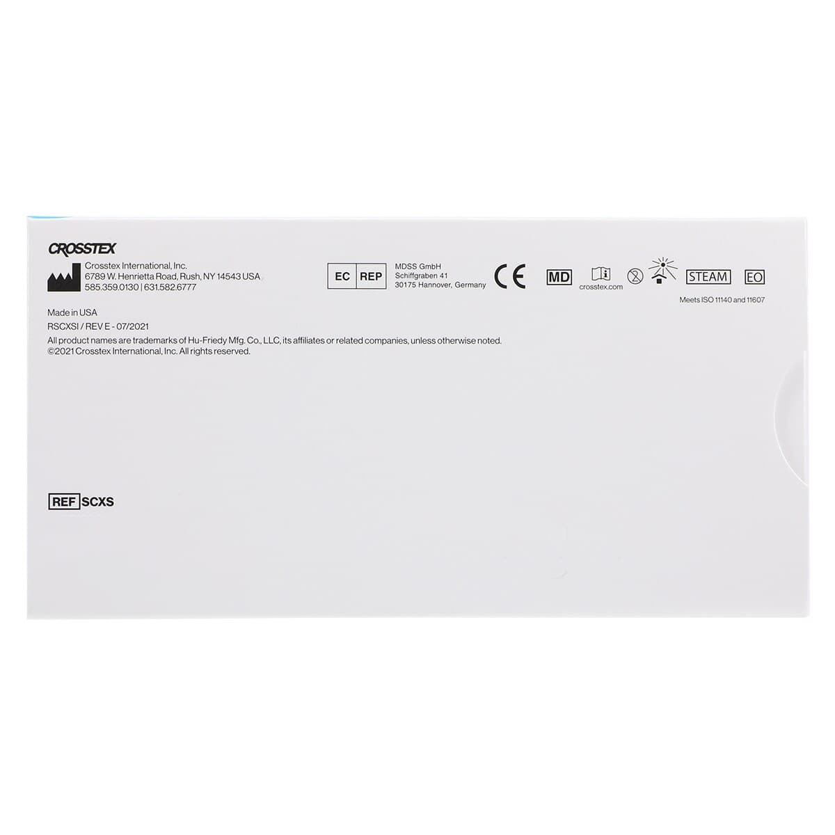 Crosstex Duo-Check Self-Seal Sterilization Pouches, 3.5" x 5.25", Blue Tint, 200/Box, SCXS thumbnail 5