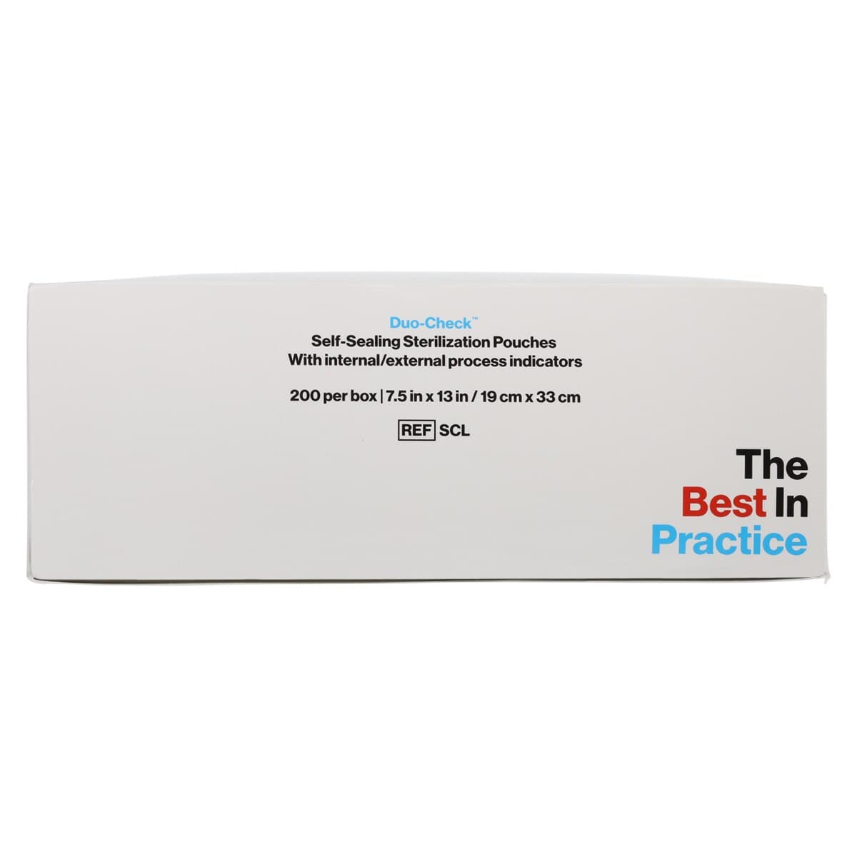 Crosstex Duo-Check Self-Seal Sterilization Pouches, 7.5" x 13", Blue Tint, 200/Box, SCL thumbnail 3