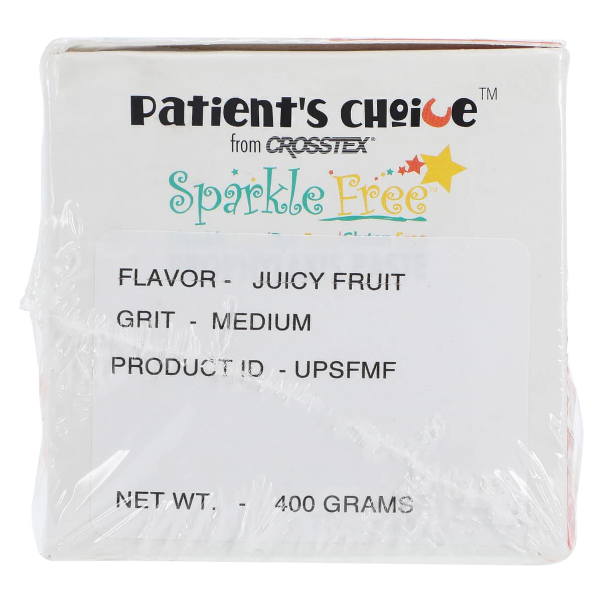 Sparkle FREE Prophy Paste, Medium Grit, Fruity, Fluoride-Free, Dye-Free, with Xylitol, Gluten-Free, Unit Dose Cups, 200/Box, UPSFMF thumbnail 3