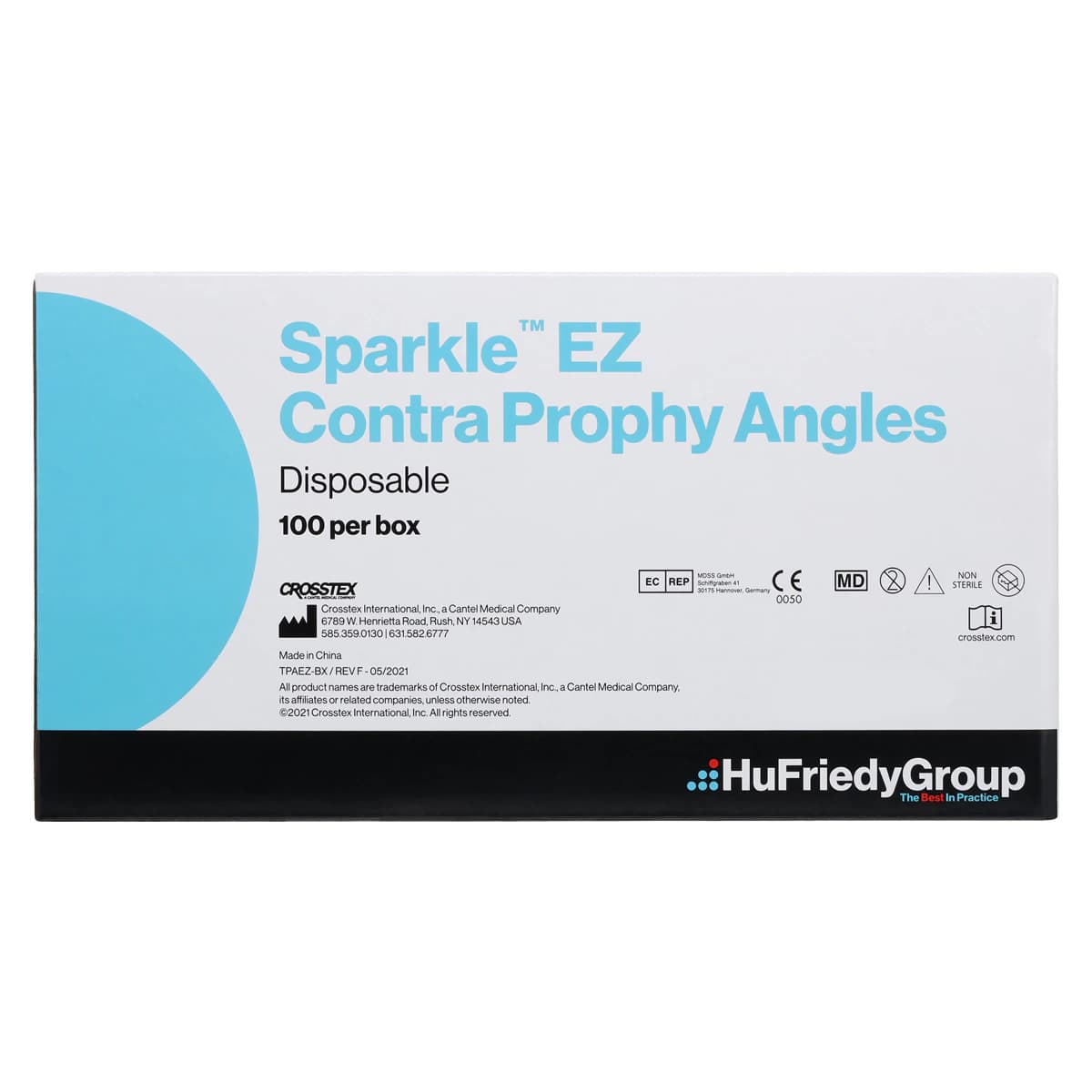 Sparkle EZ Contra Prophy Angle, Firm White Cup, Latex-Free, 100/Box, TPAFEZ thumbnail 5