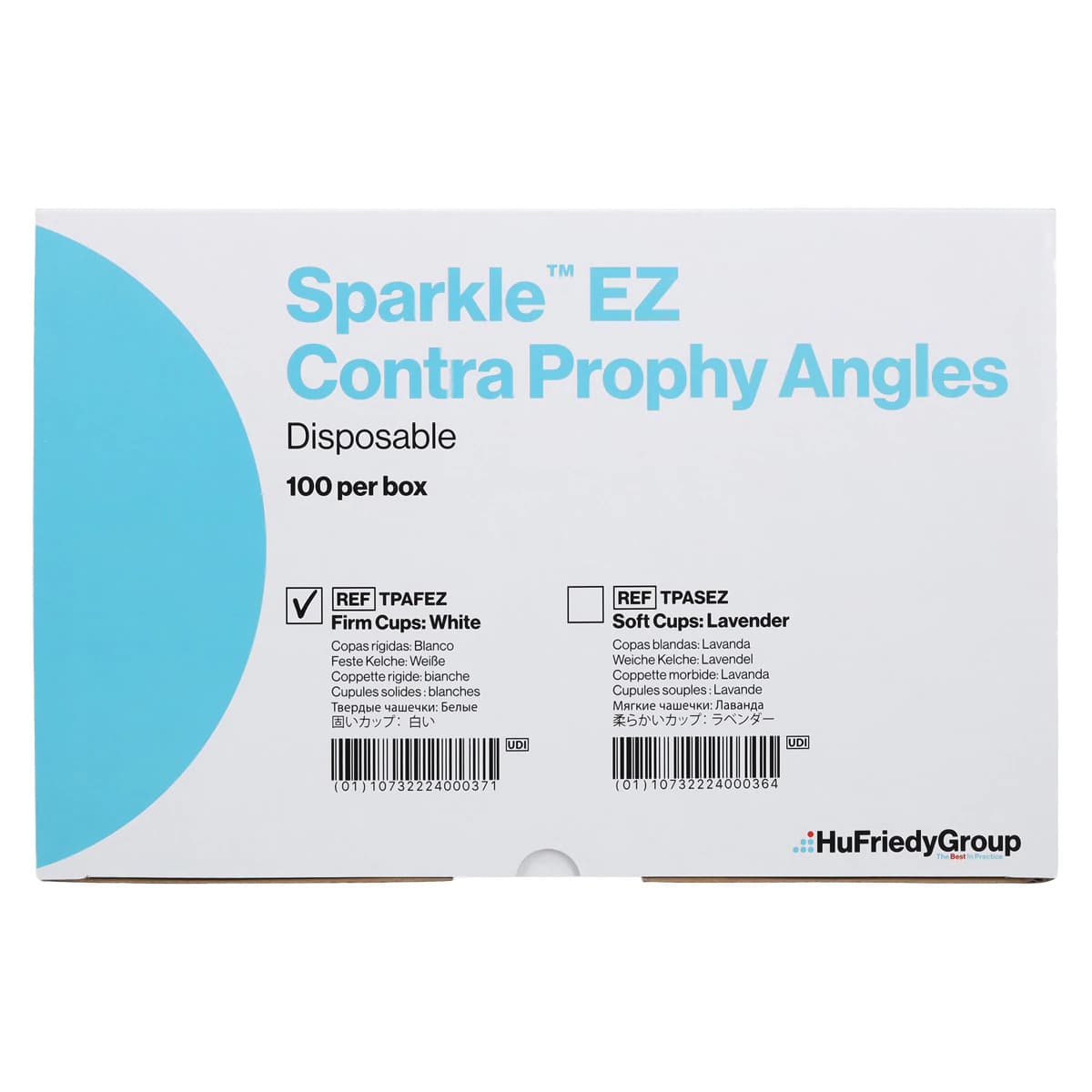 Sparkle EZ Contra Prophy Angle, Firm White Cup, Latex-Free, 100/Box, TPAFEZ thumbnail 3