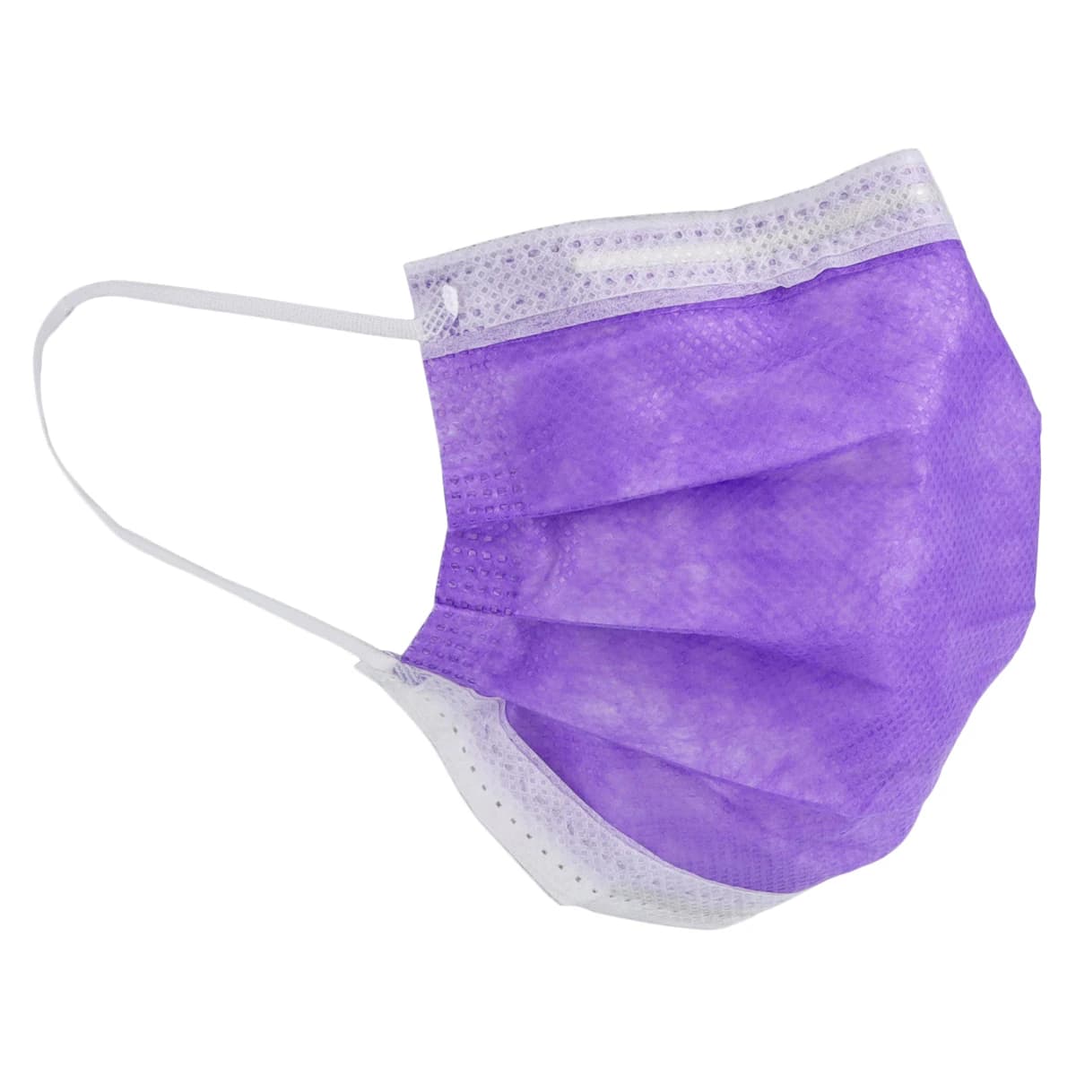 Isofluid SecureFit Earloop Surgical Face Mask, ASTM Level 1, Lavender, 50/Box, GCILVSF thumbnail 3