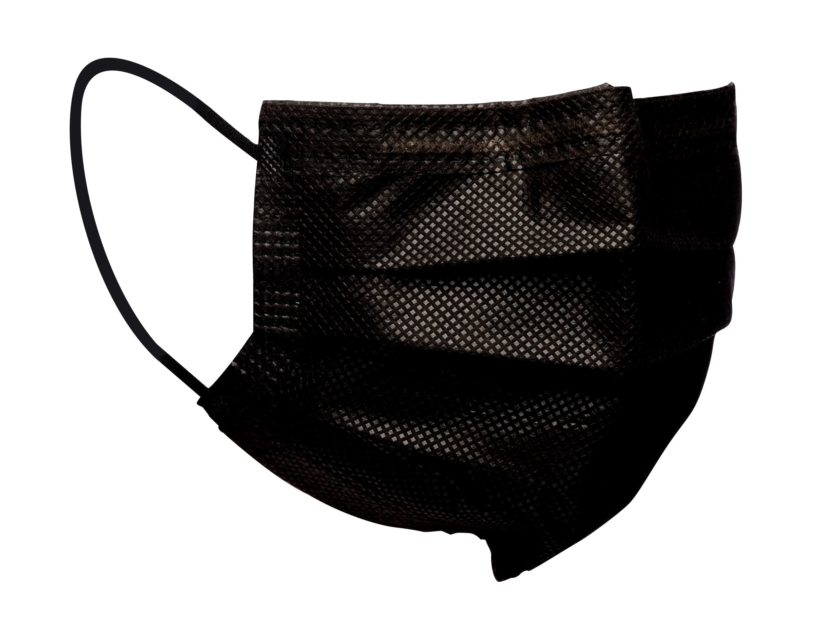 Crosstex™ Surgical Face Mask with Secure Fit™ Technology, ASTM Level 3, Black, Ear Loop, 50/Box, GCFBKSF thumbnail 6