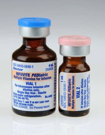 Infuvite Multivitamin Injection, Pediatric Single-Dose Vial, 100/Package - Infuvite Multi/Vitamin IV - Image 1