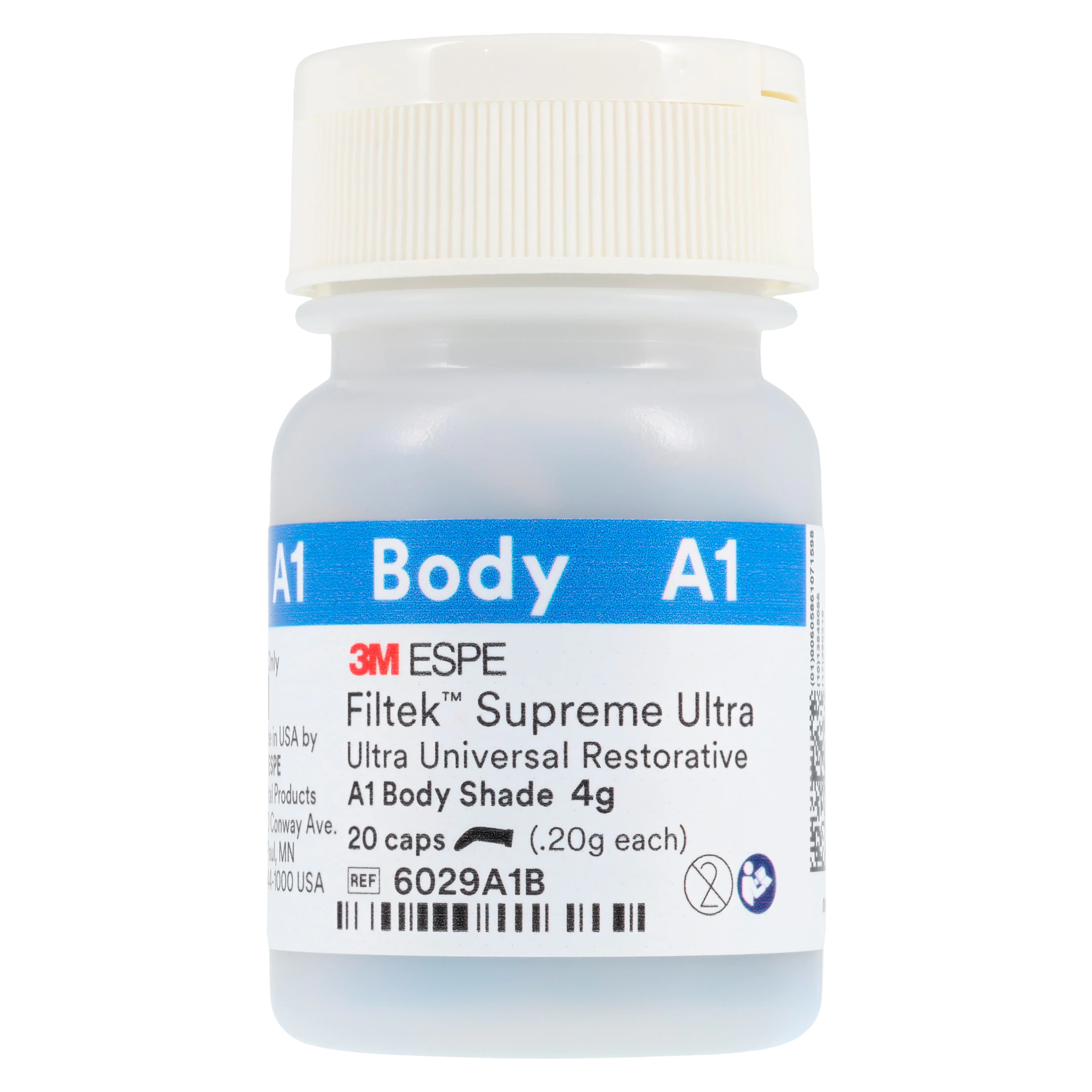 3M Filtek Supreme Ultra Universal Restorative Capsule Refill, A1 Body Shade, 0.2 g, 20/Box, 6029A1B thumbnail 5