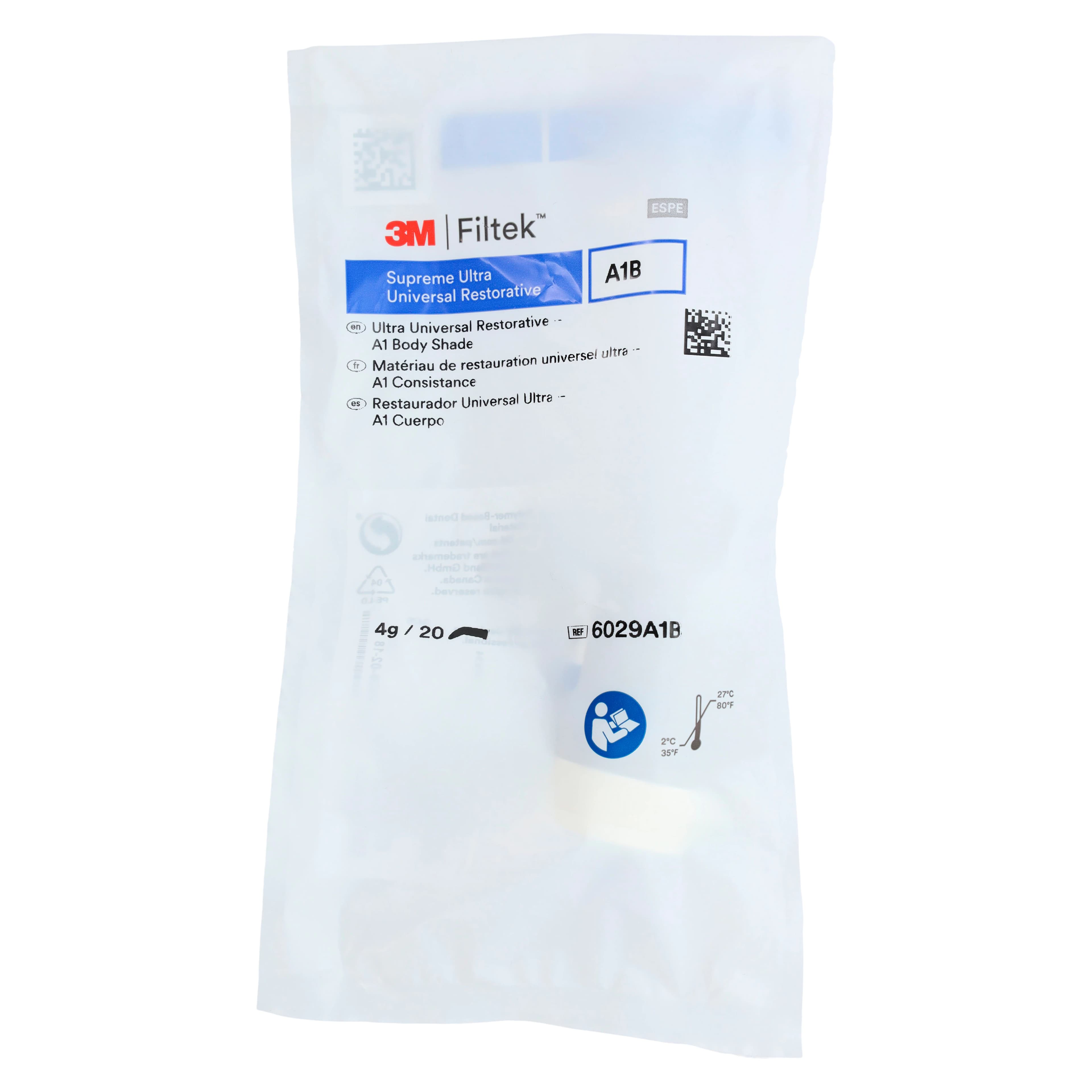 3M Filtek Supreme Ultra Universal Restorative Capsule Refill, A1 Body Shade, 0.2 g, 20/Box, 6029A1B thumbnail 6