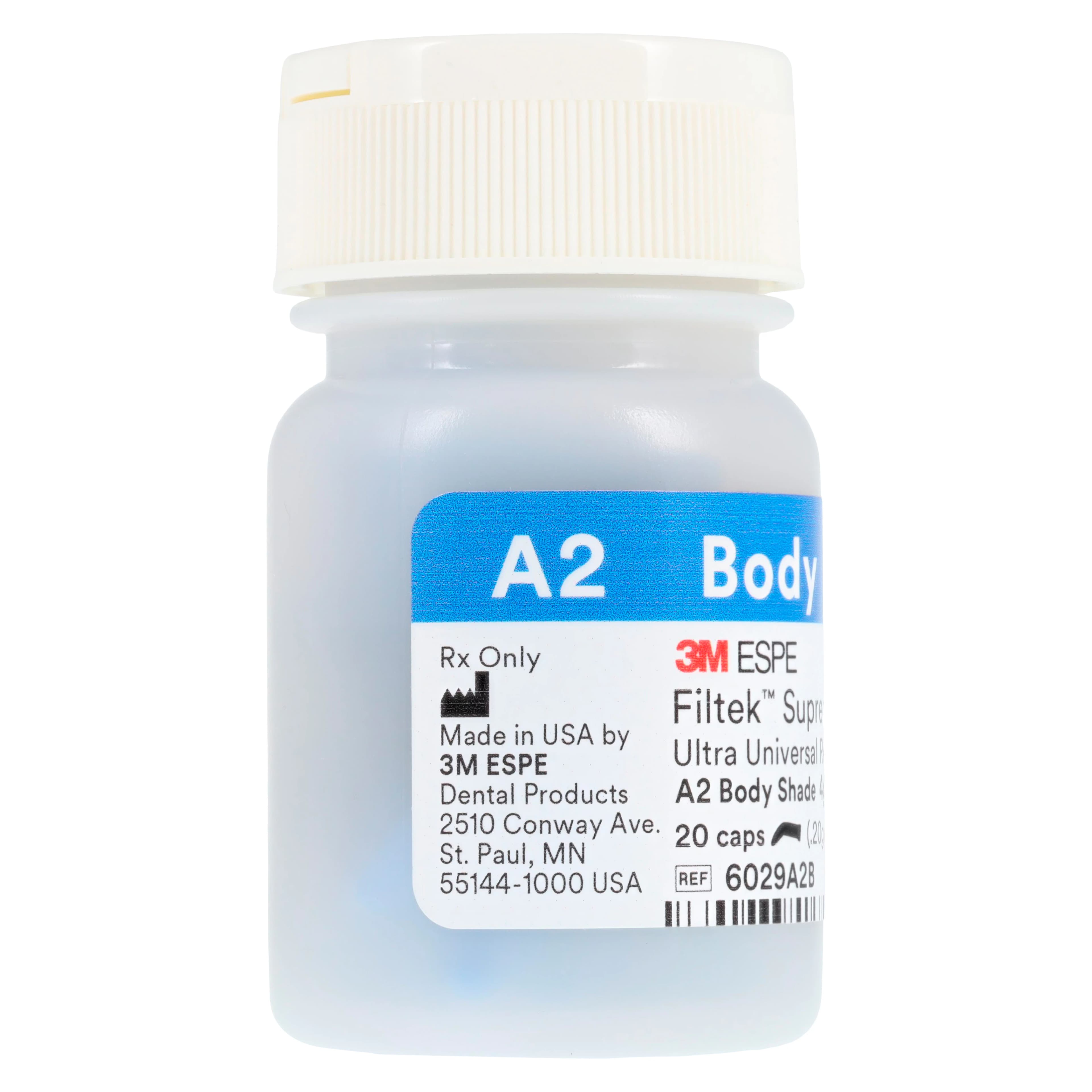 3M Filtek Supreme Ultra Universal Restorative Capsule Refill, A2 Body, 0.2 g, 20/Pk, 6029A2B thumbnail 5
