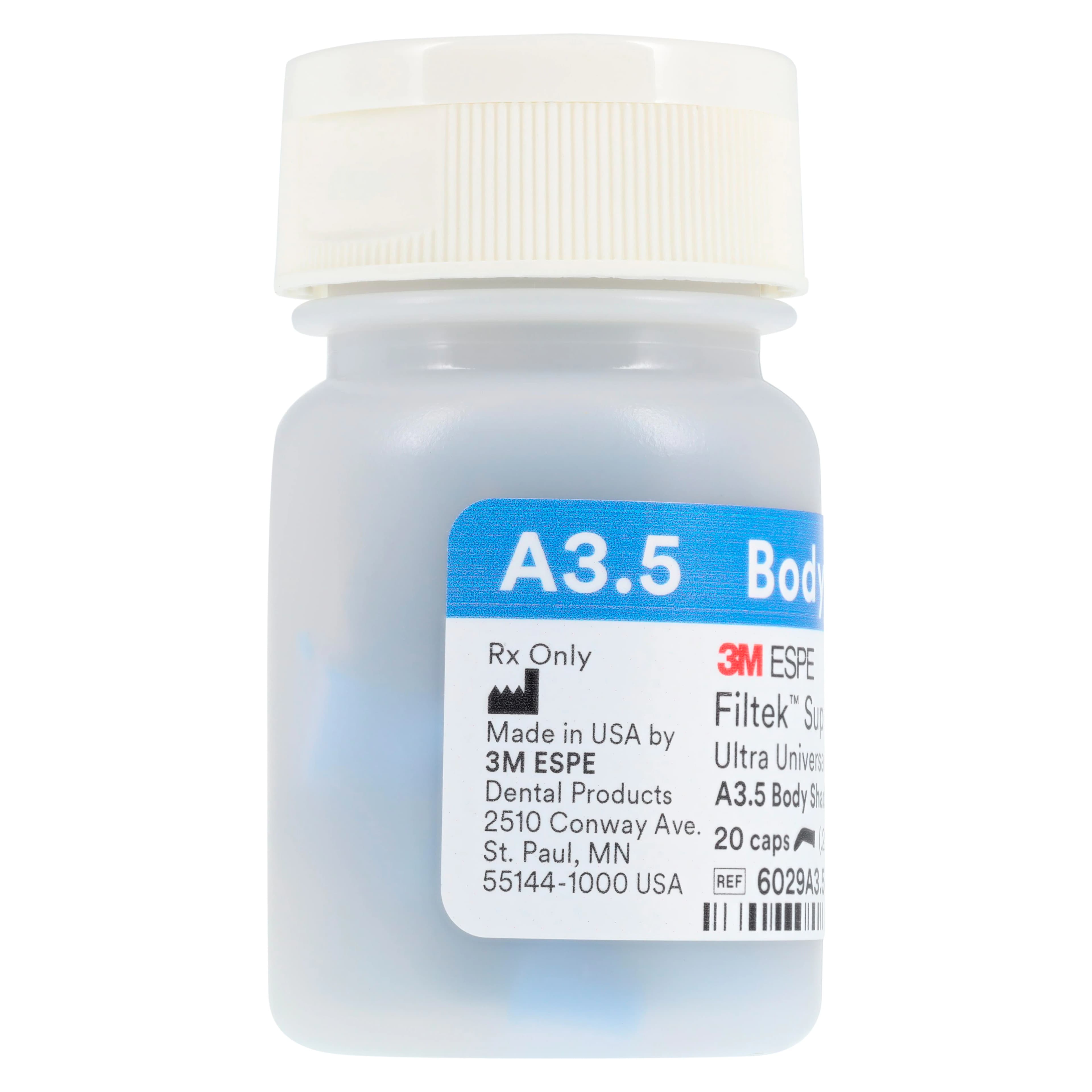 3M Filtek Supreme Ultra Universal Restorative Capsule Refill, A3.5 Body, 0.2 g, 20/Pk, 6029A3.5B thumbnail 5