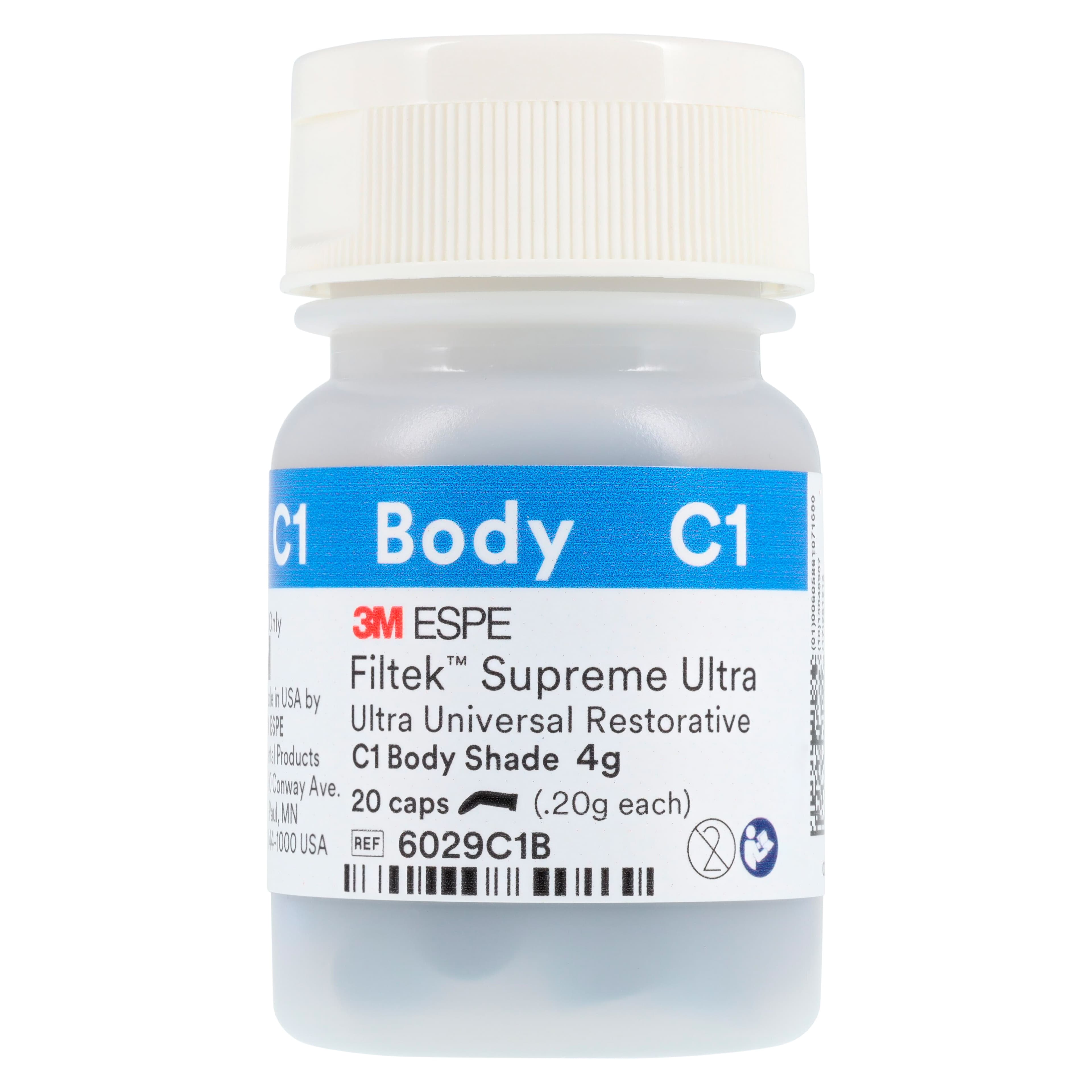 3M Filtek Supreme Ultra Universal Restorative Capsules, C1 Body Shade, 0.2 g, 20/Pk, 6029C1B thumbnail 6