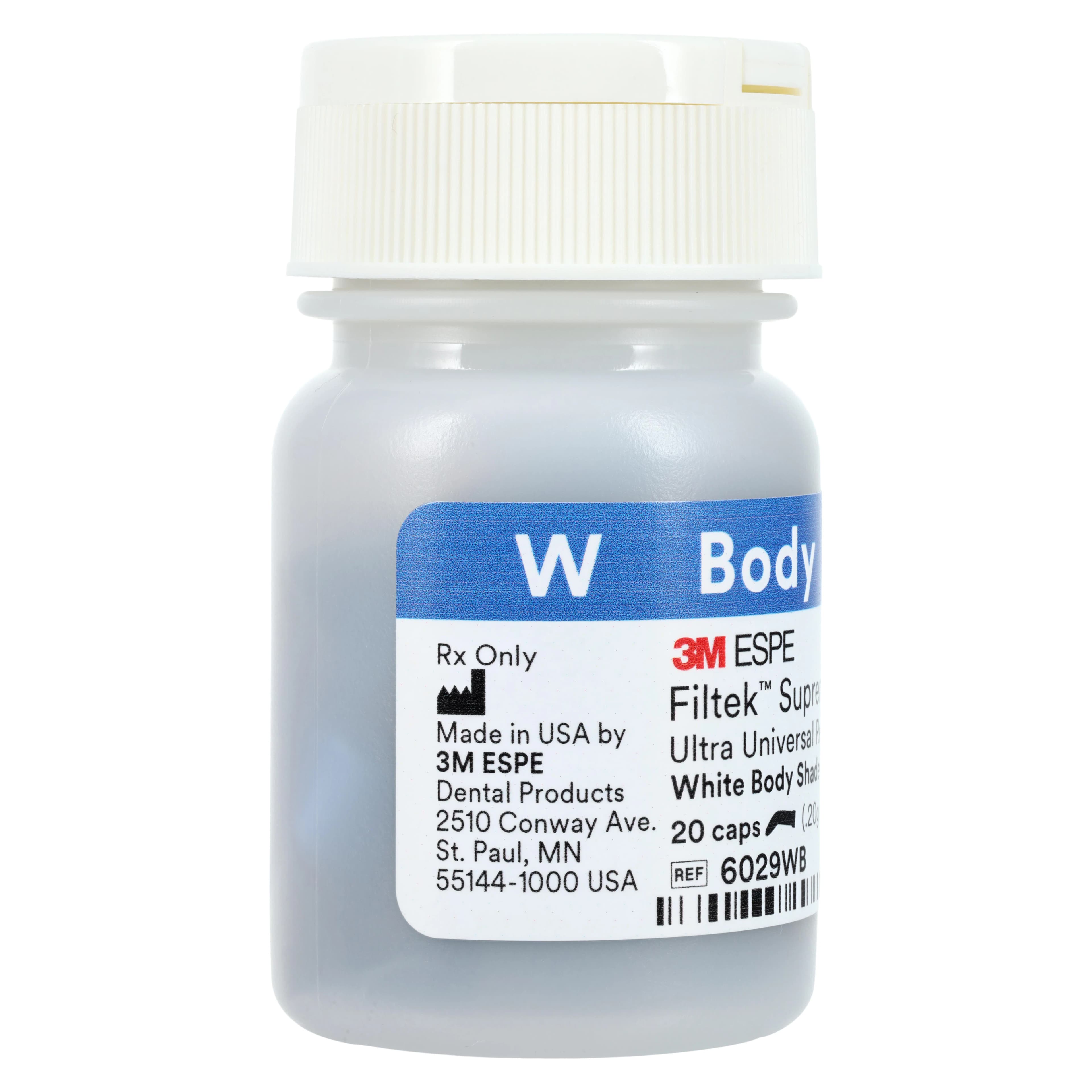 3M Filtek Supreme Ultra Universal Restorative, Capsule Refill, 0.2 g, White Body, 20/Pk, 6029WB thumbnail 4