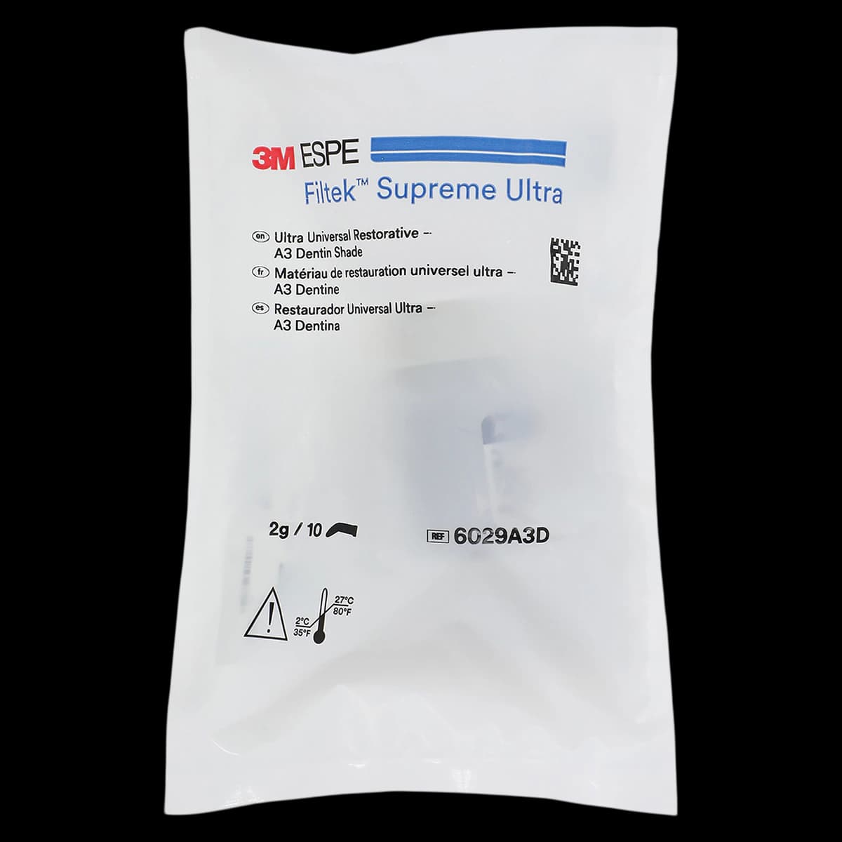 3M Filtek Supreme Ultra Universal Restorative, A3 Dentin, 0.2 g Capsules, 10/Box, 6029A3D - Filtek Supreme Ultra Universal Capsule A3 Dentin 10Bx - Image 1