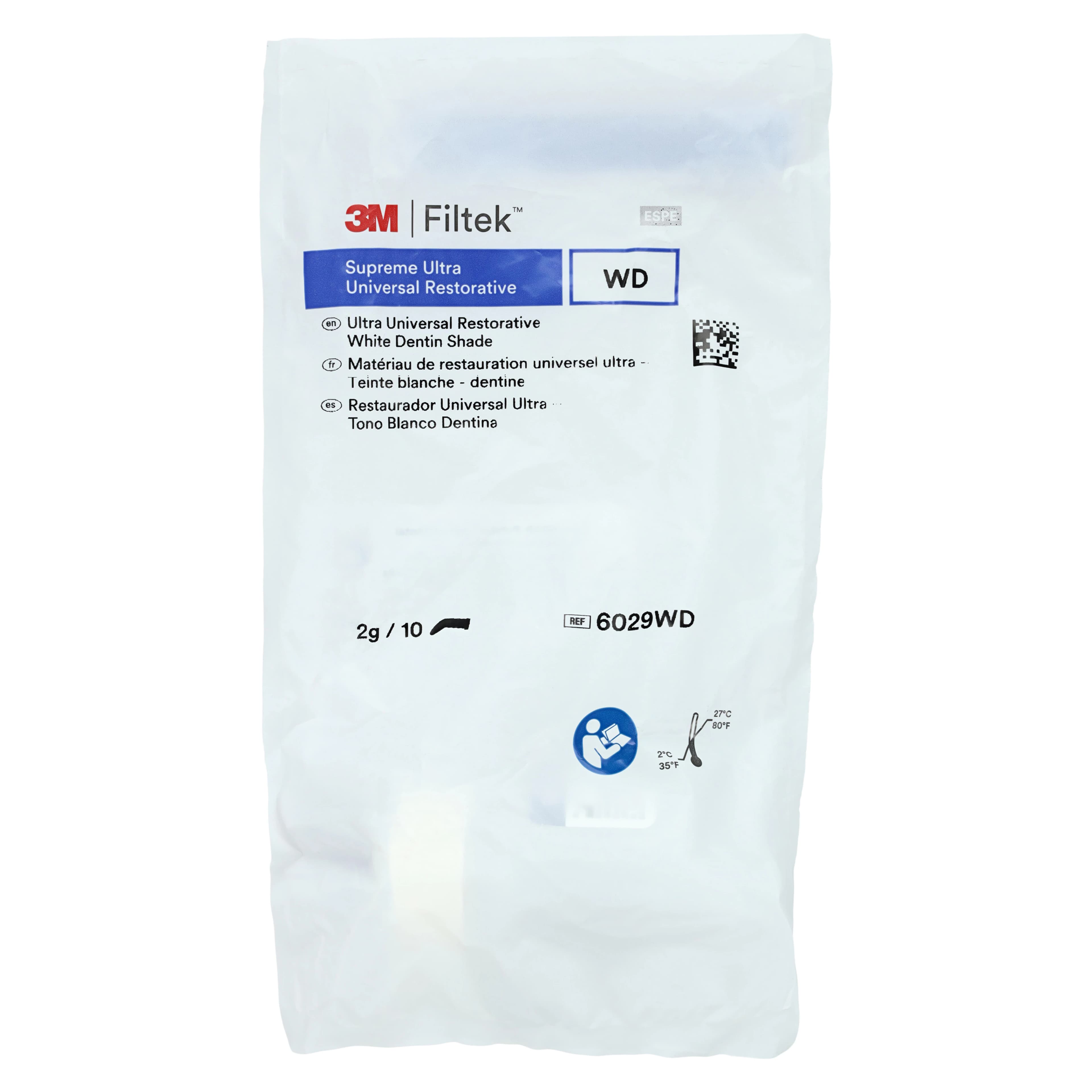 3M Filtek Supreme Ultra Universal Restorative, White Dentin (WD), 0.2 g Capsules, 10/Pack, 6029WD thumbnail 5