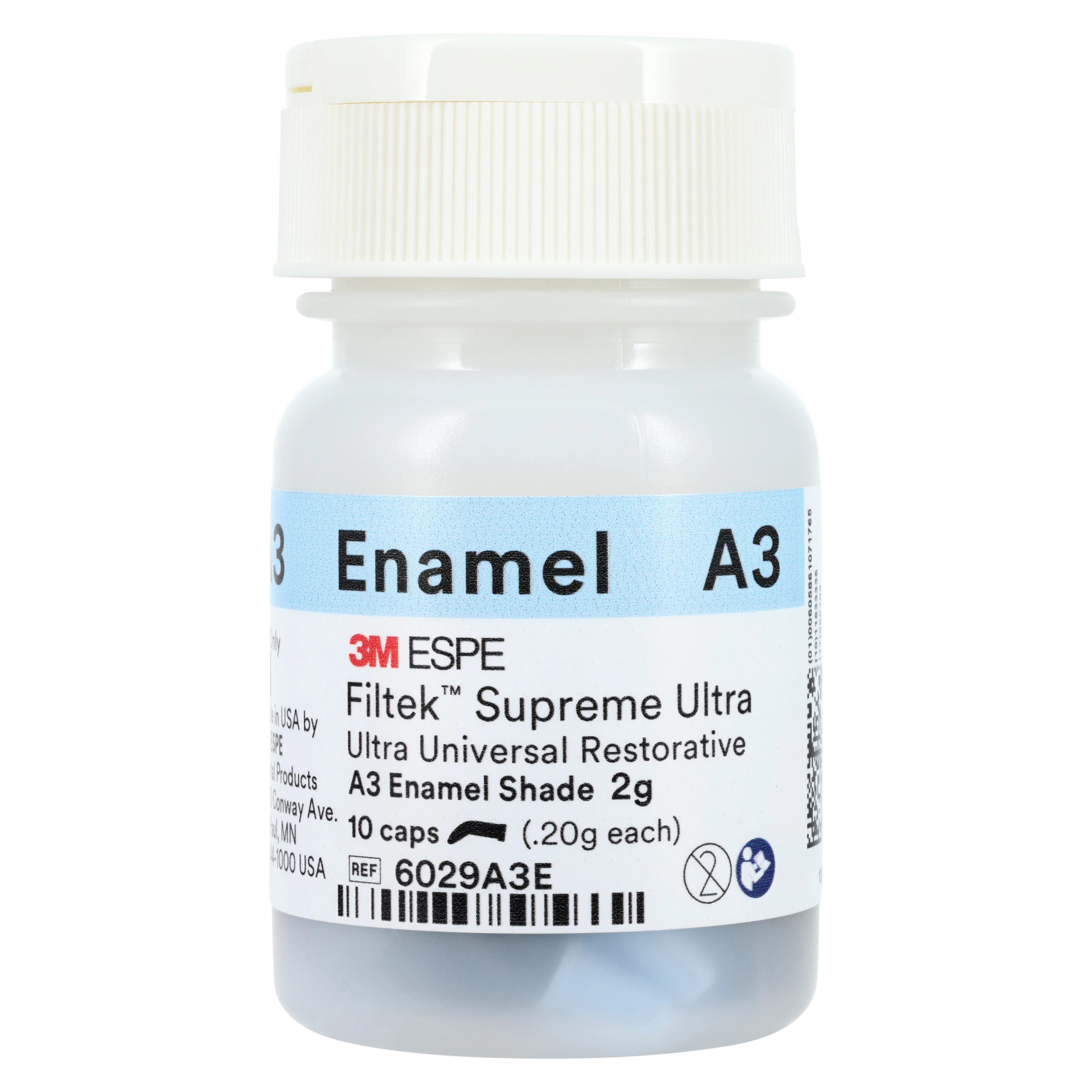 3M Filtek Supreme Ultra Universal Restorative Capsule Refill, A3 Enamel, 0.2 g, 10/Pk, 6029A3E thumbnail 3