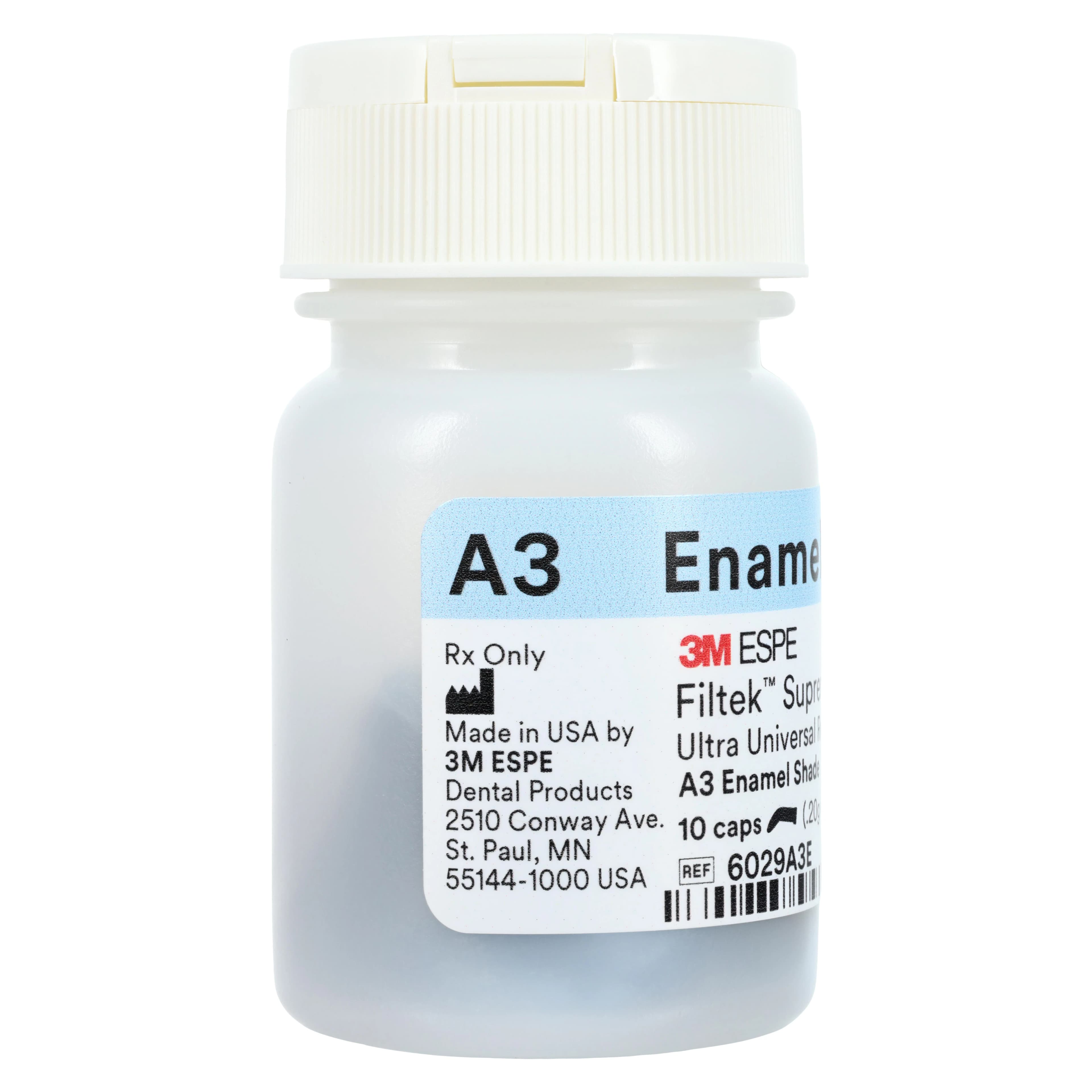 3M Filtek Supreme Ultra Universal Restorative Capsule Refill, A3 Enamel, 0.2 g, 10/Pk, 6029A3E thumbnail 4