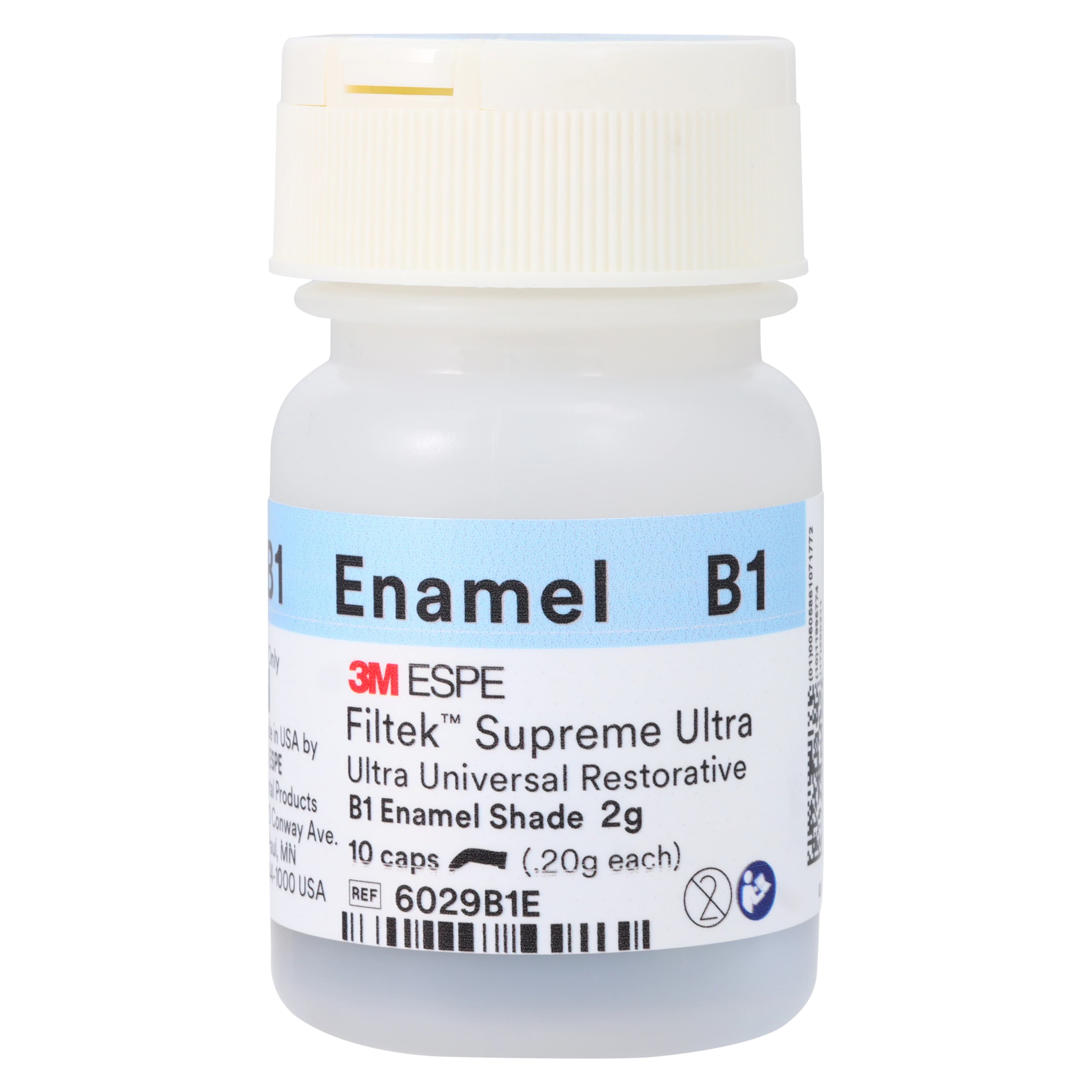 3M Filtek Supreme Ultra Universal Restorative Capsules, B1 Enamel, 0.2 g, 10/Pk, 6029B1E thumbnail 3