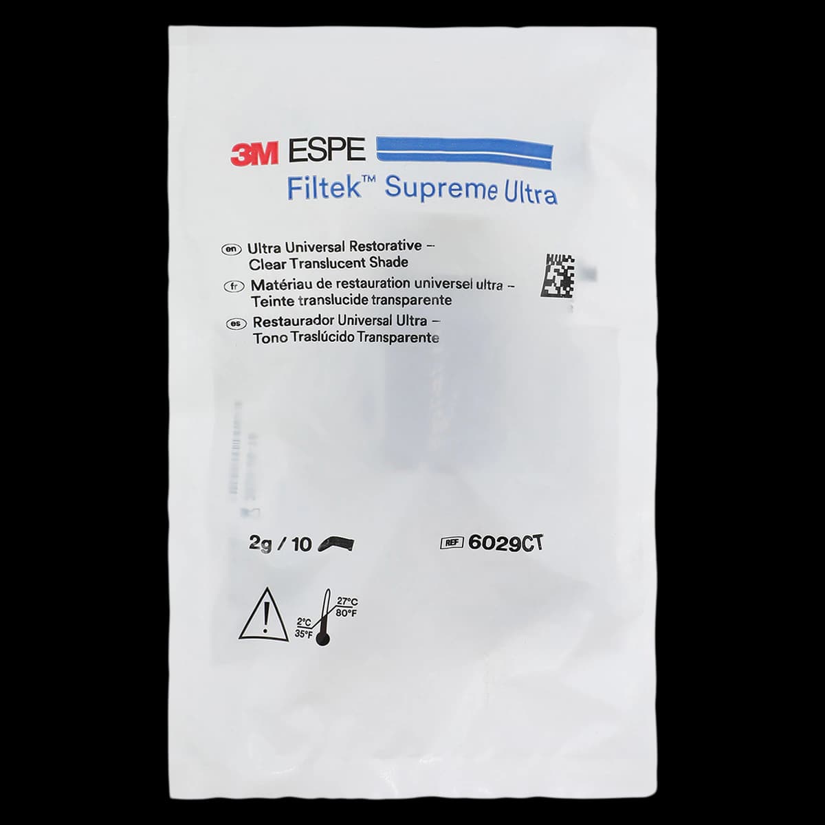 3M Filtek Supreme Ultra Universal Composite, CT-Clear Translucent, 0.2g Capsule Refill, 10/Bottle - Filtek Supreme Ultra Capsule - Image 1