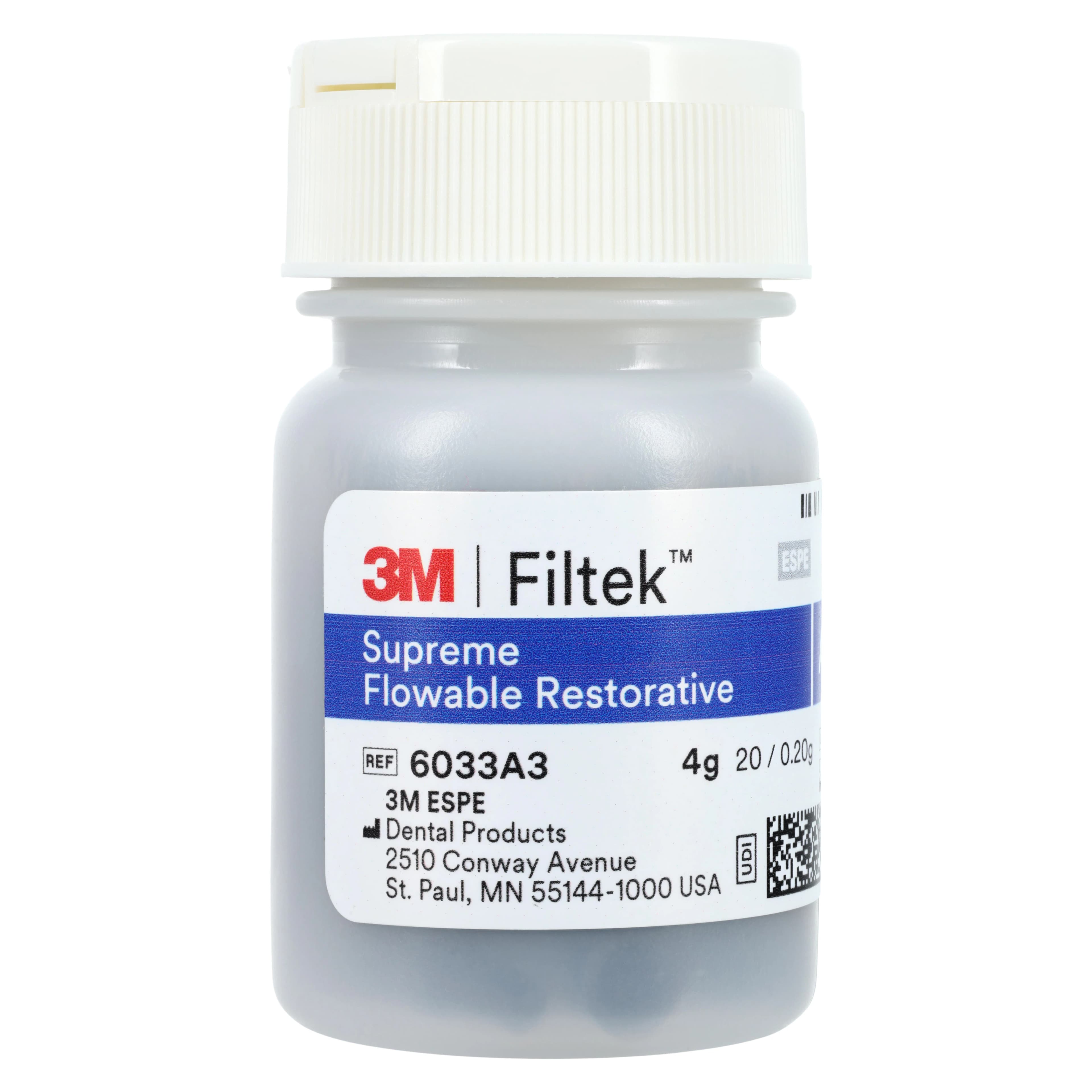 3M Filtek Supreme Ultra Flowable Restorative, Cavifil Capsule Refill, 0.2 g, Shade A3, 20/Pk, 6033A3 thumbnail 3