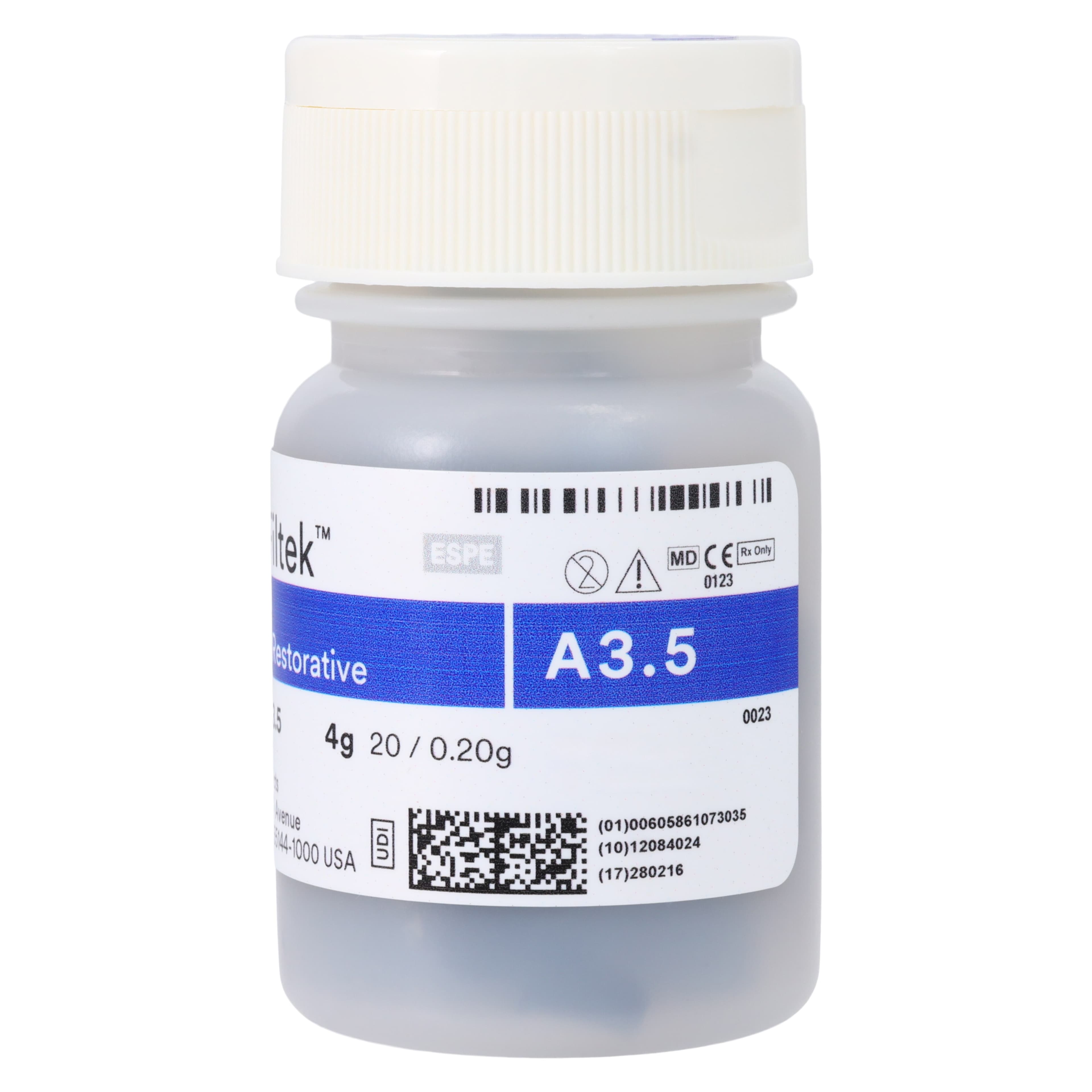 3M Filtek Supreme Ultra Flowable Restorative, Cavifil Refill, 0.2 g, Shade A3.5, 20/Pk, 6033A3.5 thumbnail 4