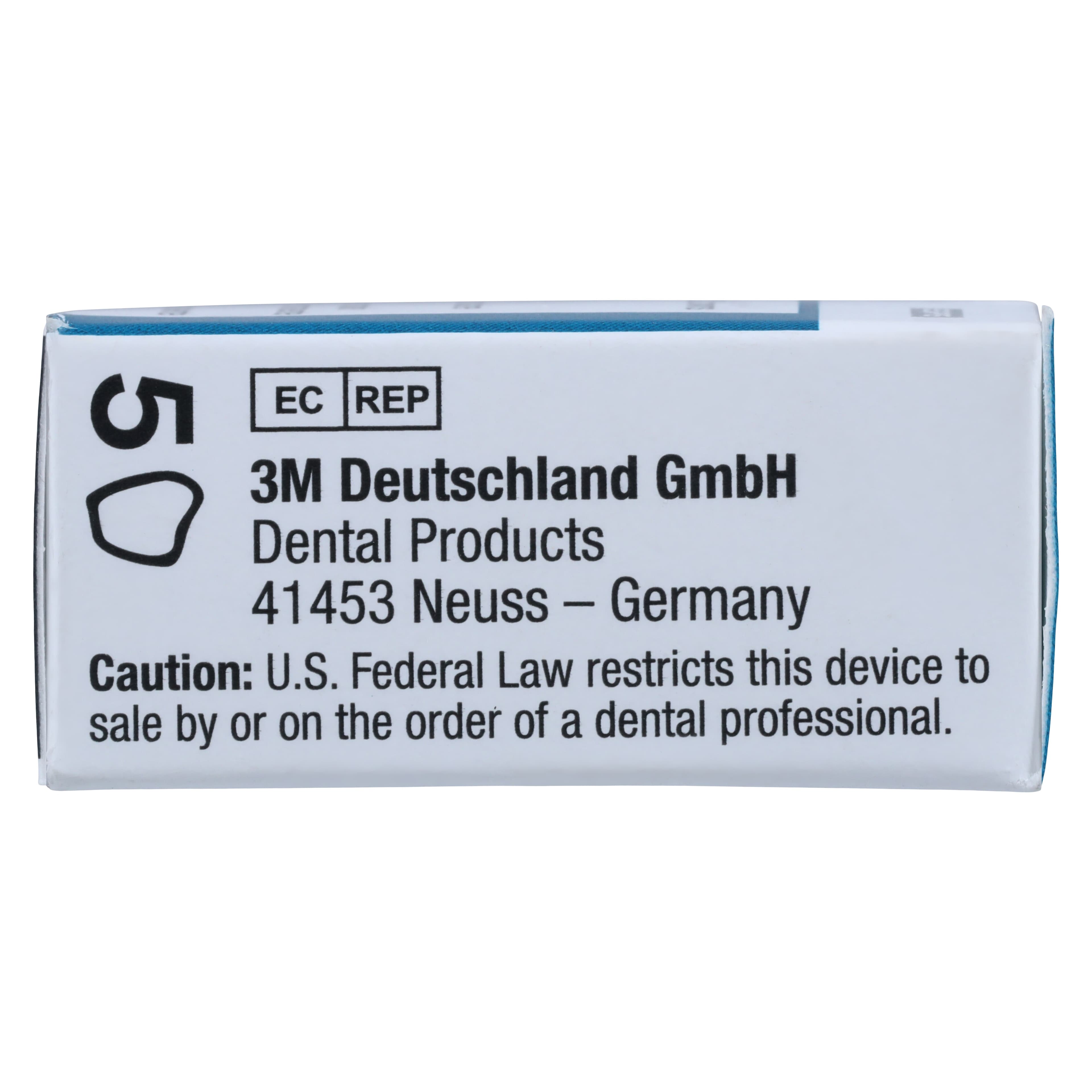3M Unitek Stainless Steel Permanent Bicuspid Crown, Upper Right First Bicuspid, Size 4 (4UR), Box of 5, 900524 thumbnail 4