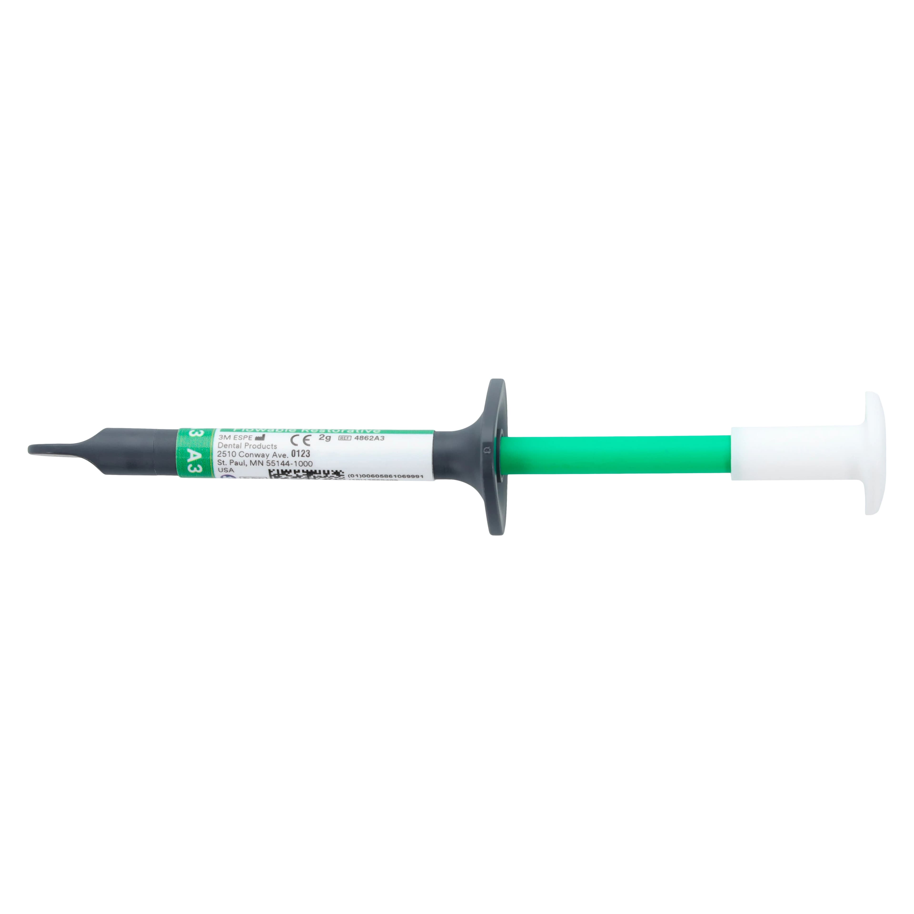 3M Filtek Bulk Fill Flowable Restorative Syringe Refill, Shade A3, 2 x 2g Syringes, 20 Tips, 4862A3 thumbnail 2