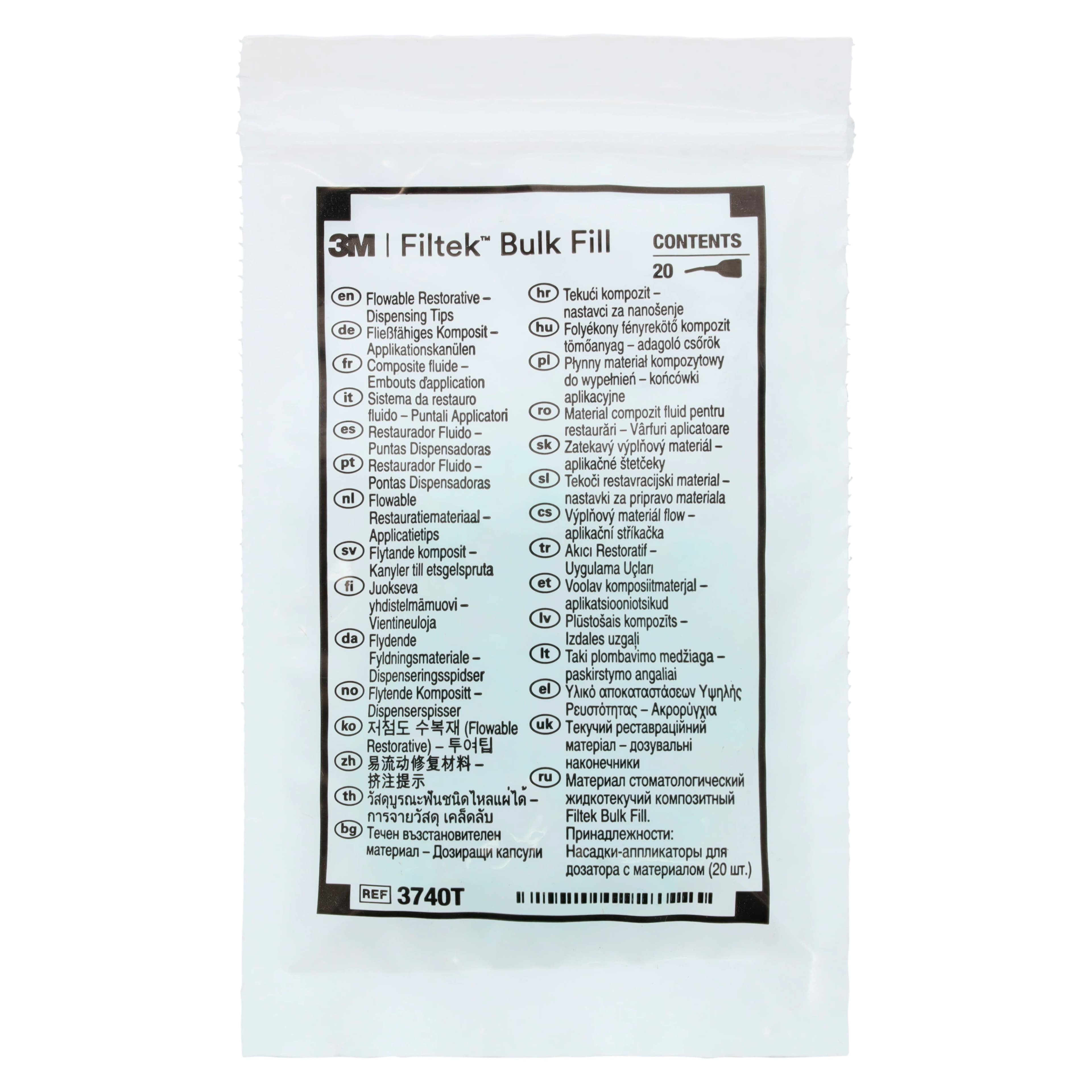 3M Filtek Bulk Fill Flowable Restorative Syringe Refill, Shade A3, 2 x 2g Syringes, 20 Tips, 4862A3 thumbnail 5