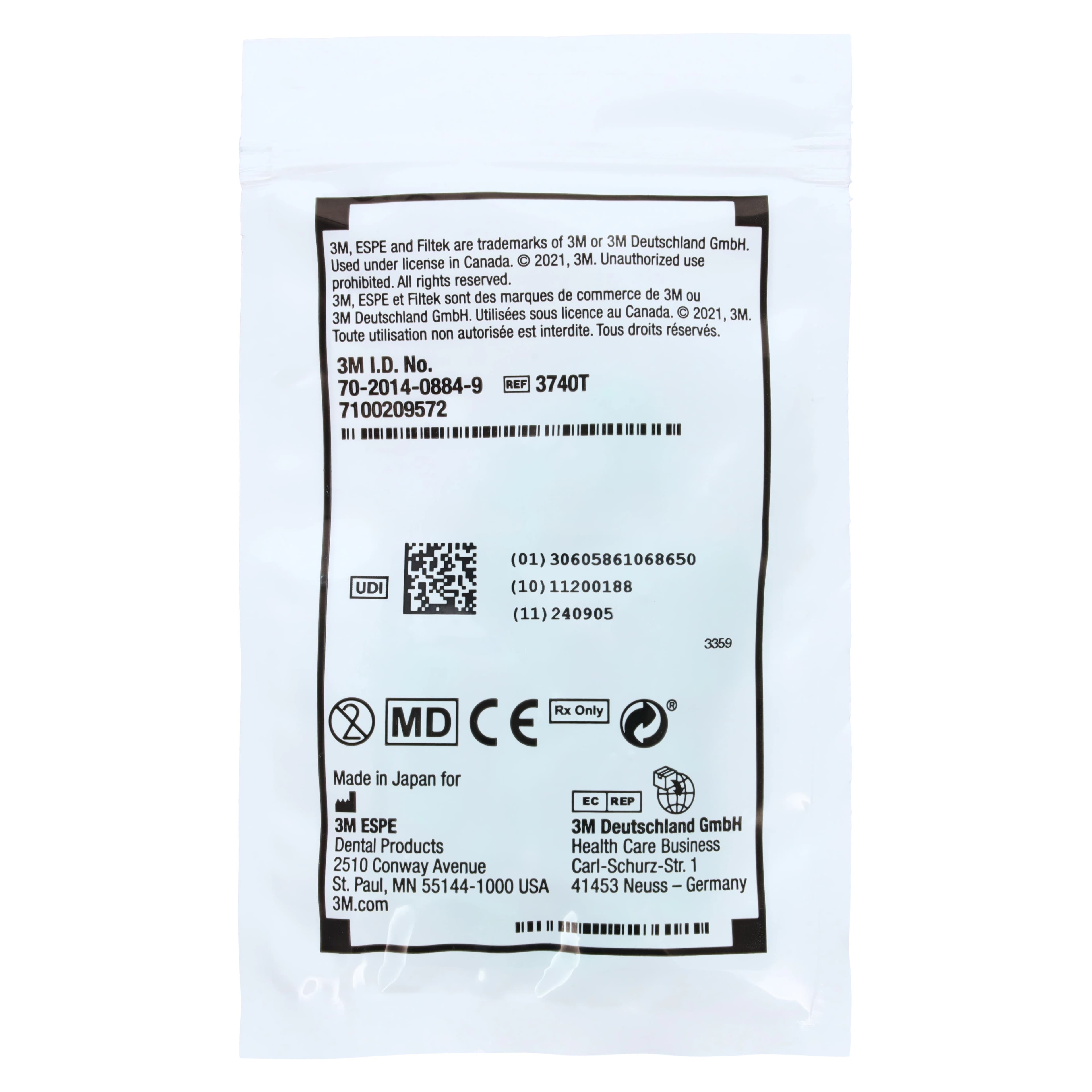 3M Filtek Bulk Fill Flowable Restorative Syringe Refill, Universal Shade, 2g Syringes (2/Pkg), 4862U thumbnail 7