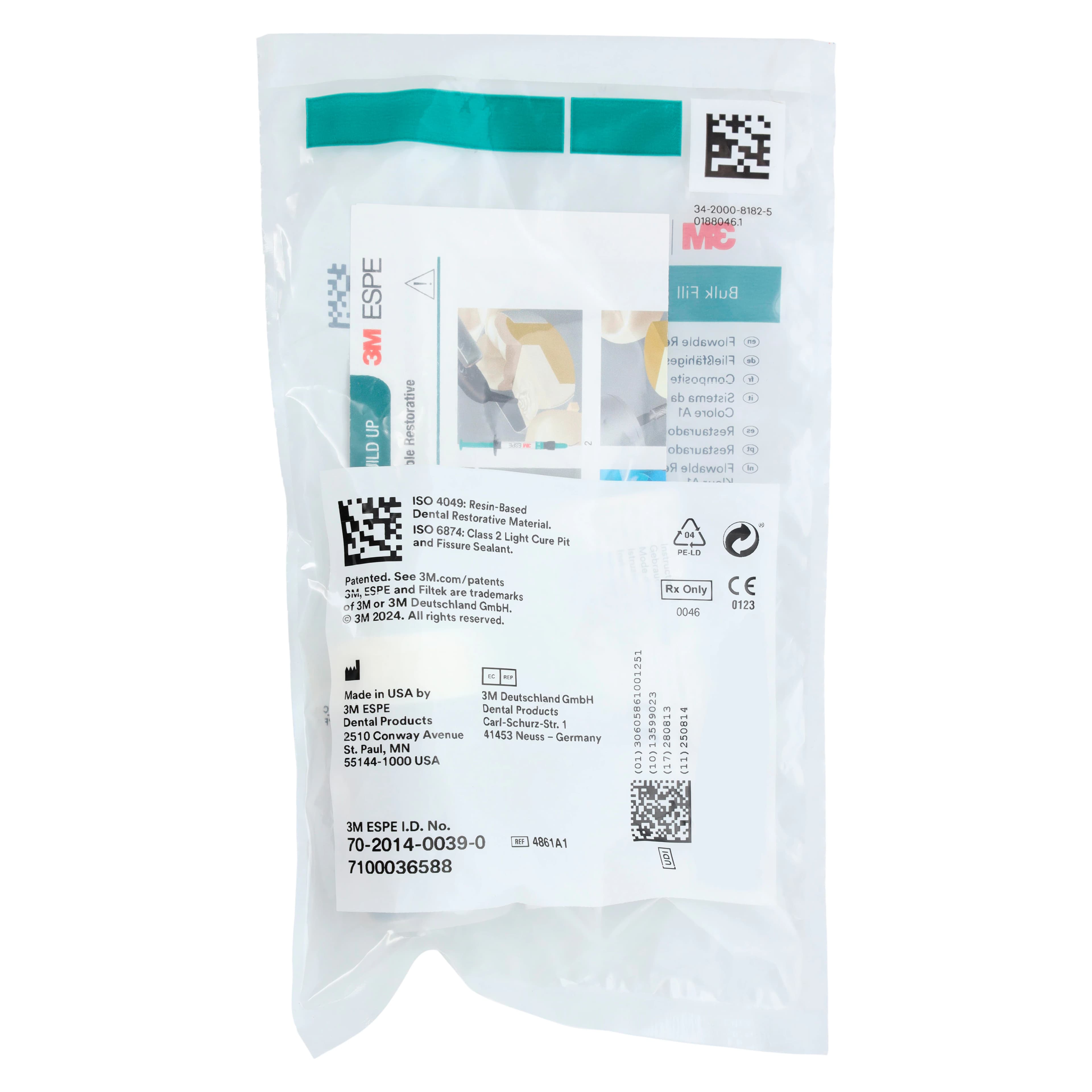 3M Filtek Bulk Fill Flowable Restorative Capsules, Shade A1, 0.2 g, 15/Pkg, 4861A1 thumbnail 5