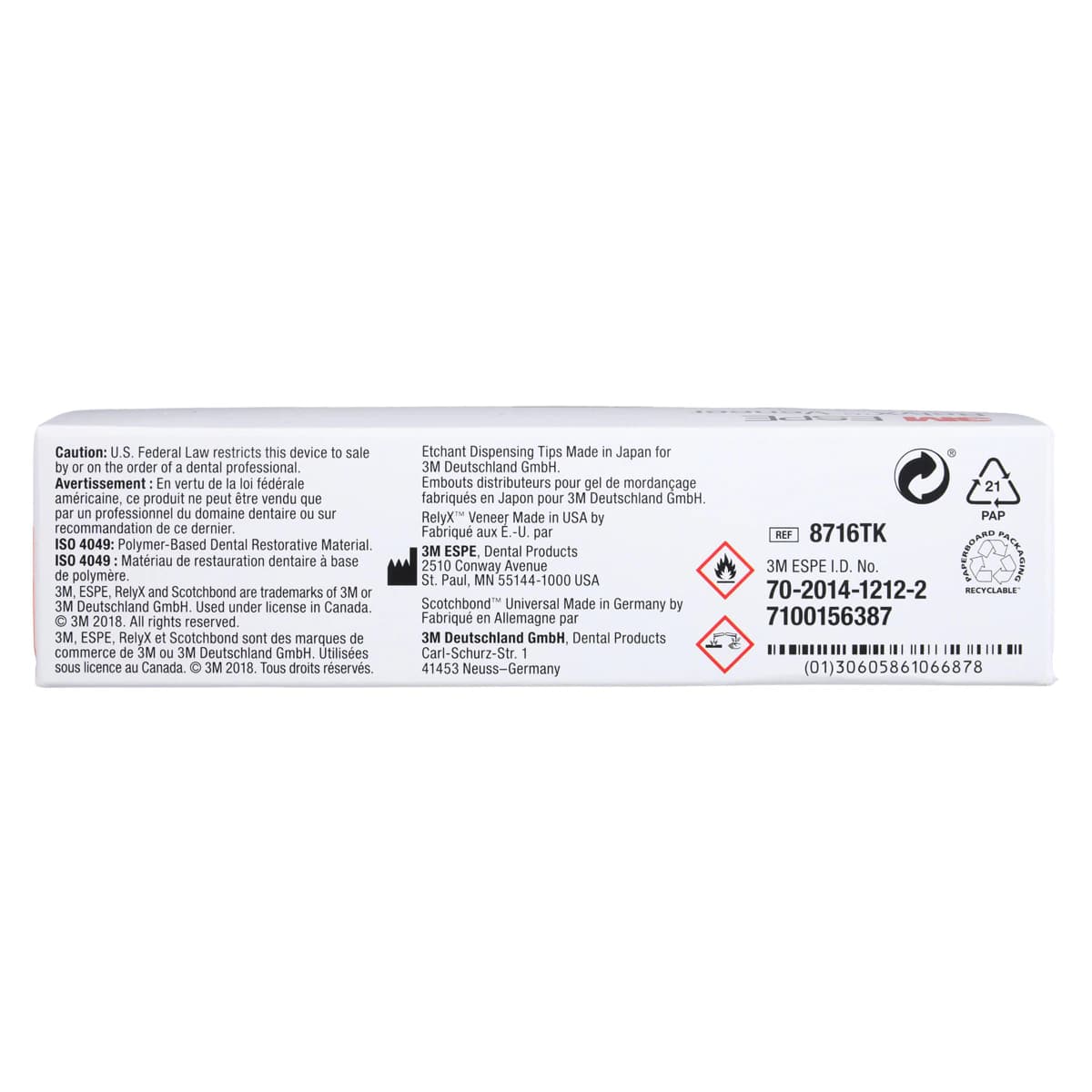 3M RelyX Veneer Cement Trial Kit, Translucent, Light-Cure Resin Cement, 8716TK thumbnail 11