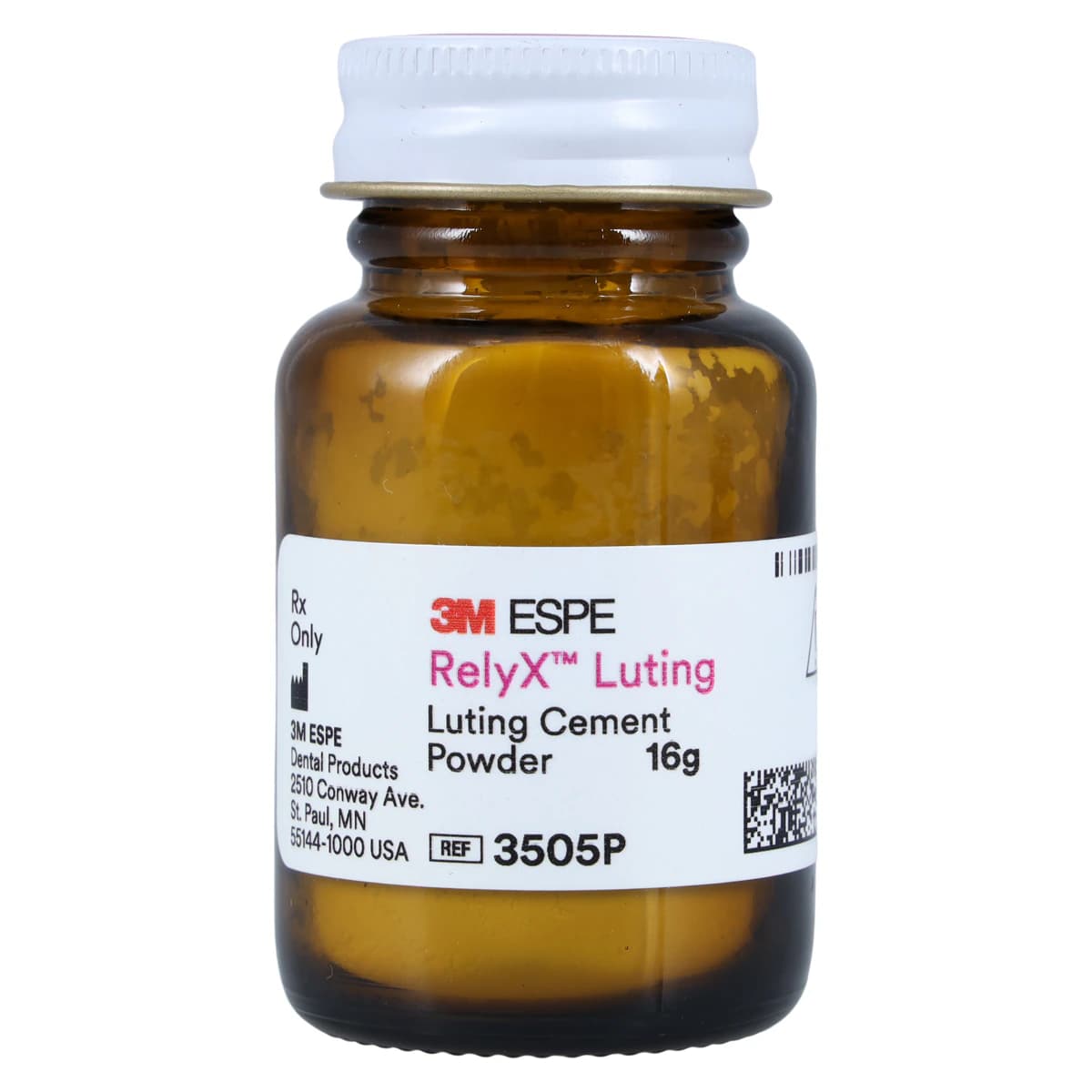 3M RelyX Luting Cement Introductory Kit, Hybrid Glass Ionomer Permanent Cement, Powder & Liquid, 16 g Powder / 9 mL Liquid, 3505 thumbnail 3