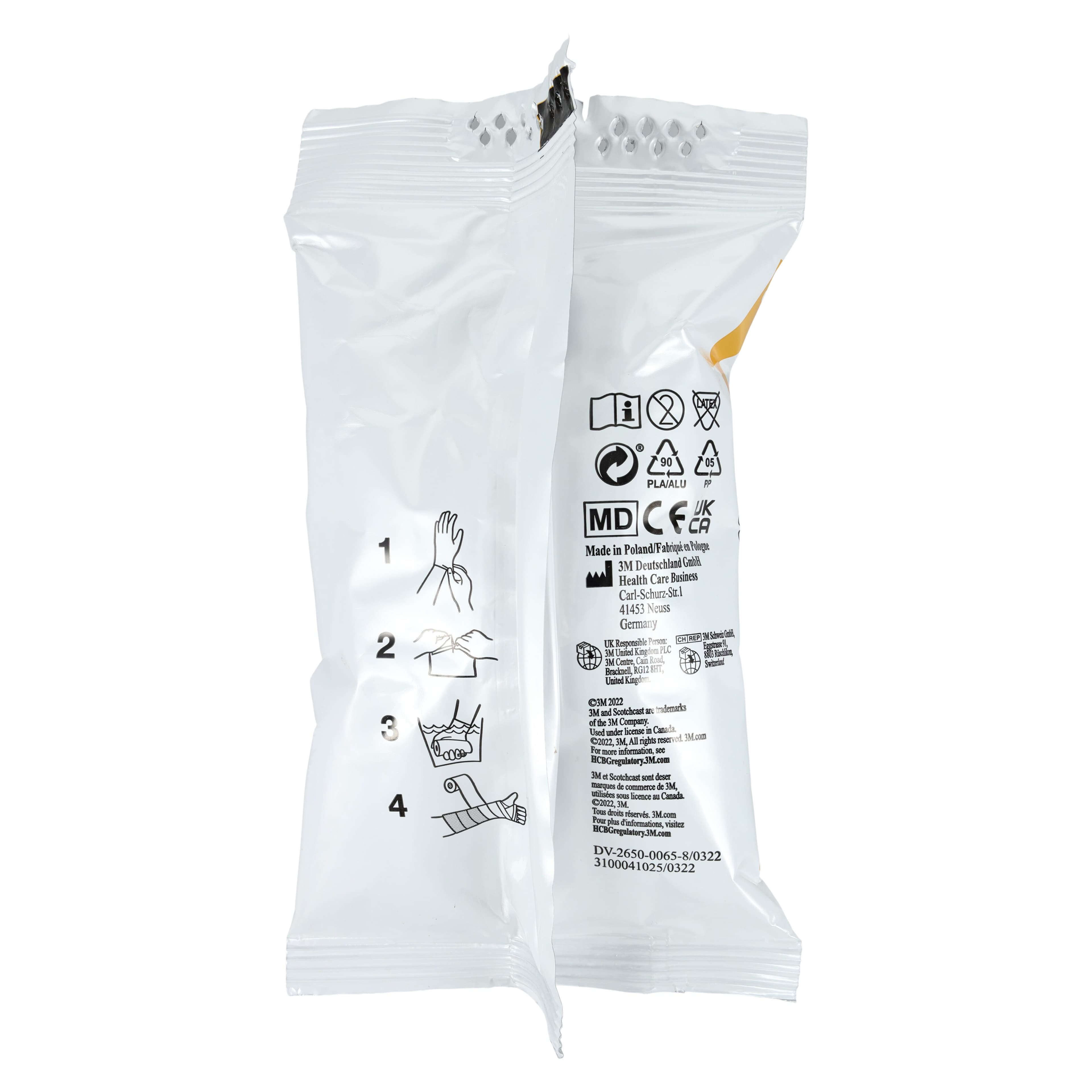 3M Scotchcast Plus Casting Tape, 2" x 4 yds, Light Blue, 10/Case, 82002L thumbnail 5