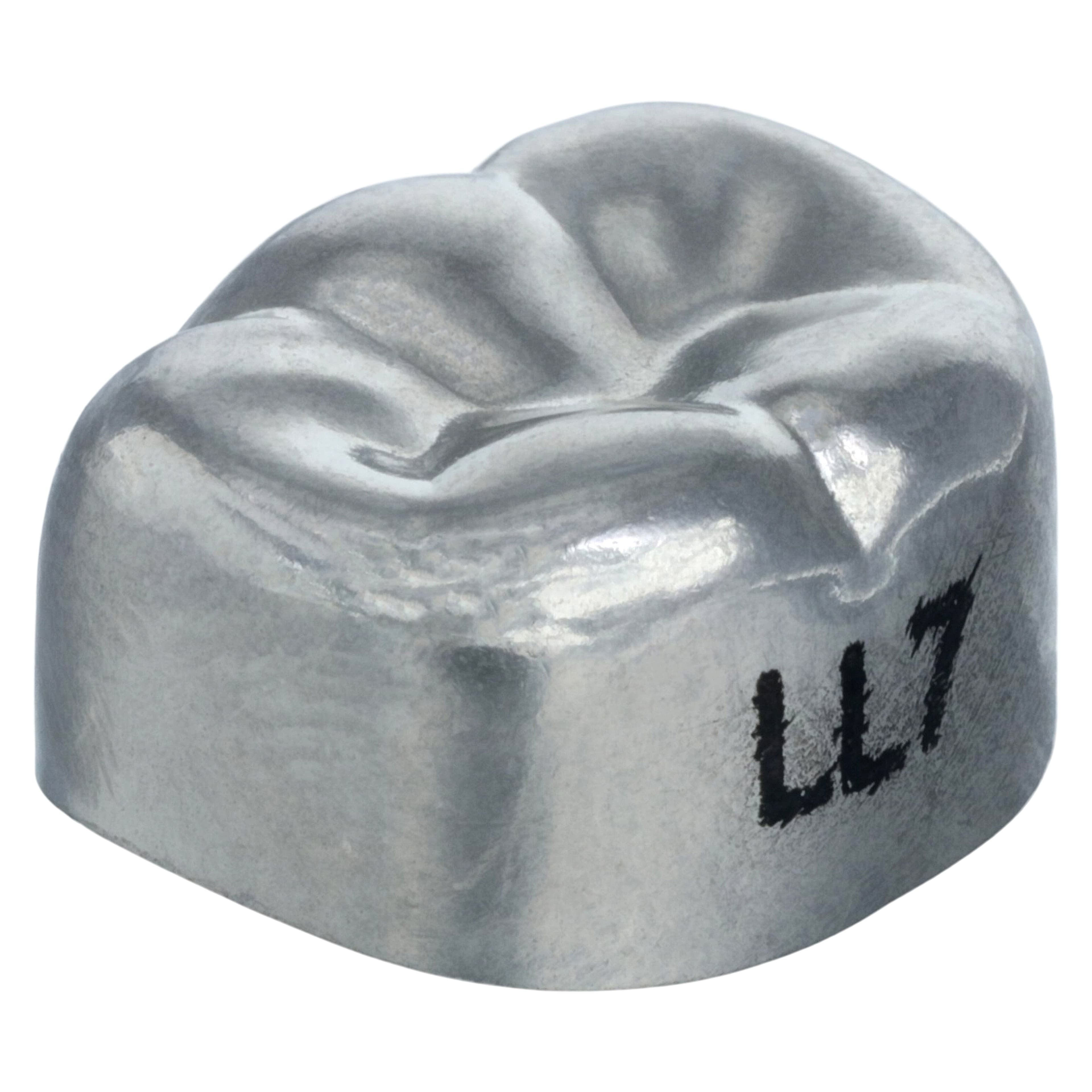 3M Unitek Stainless Steel Primary Molar Crowns, Lower Left Second Primary Molar, Size 7 (LL7), 5/Box, 900237 thumbnail 3